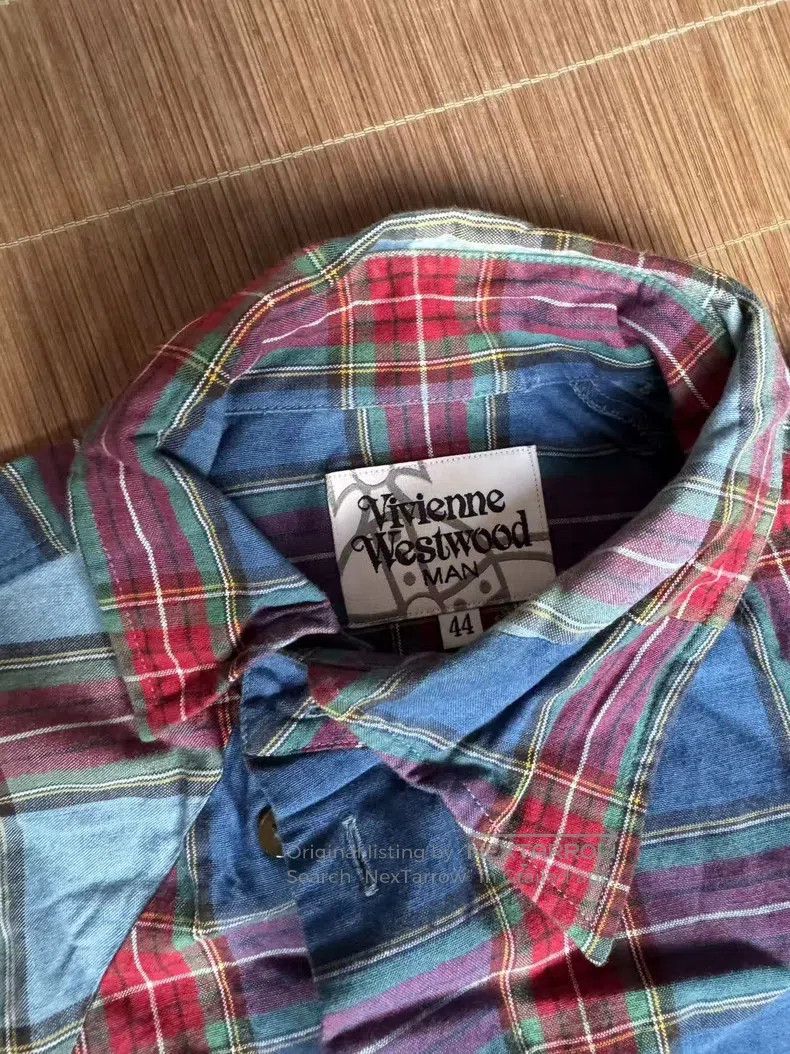 Vivienne Westwood Vivienne Westwood Plaid Long Sleeve Shirt Size M / US 6-8 / IT 42-44 - 3 Thumbnail