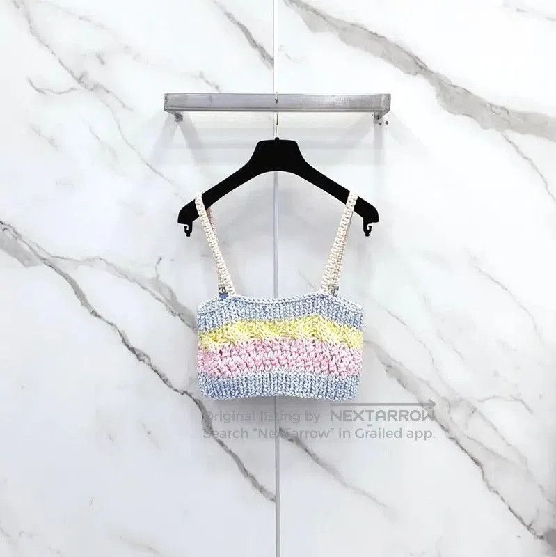 Chanel Chanel Colorful Cotton Blend Women's T-Shirt . Size S / US 4 / IT 40 - 1 Thumbnail