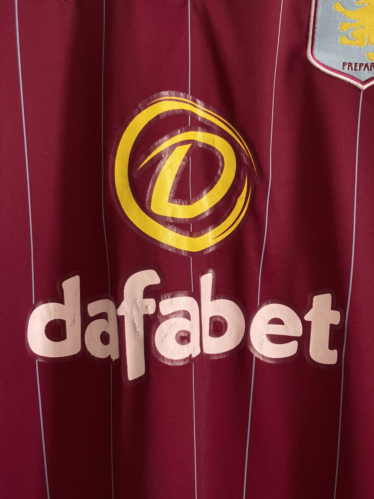 Macron Macron Aston Villa 2014/2015 Home Football Shirt Jersey RARE Size US M / EU 48-50 / 2 - 8 Thumbnail