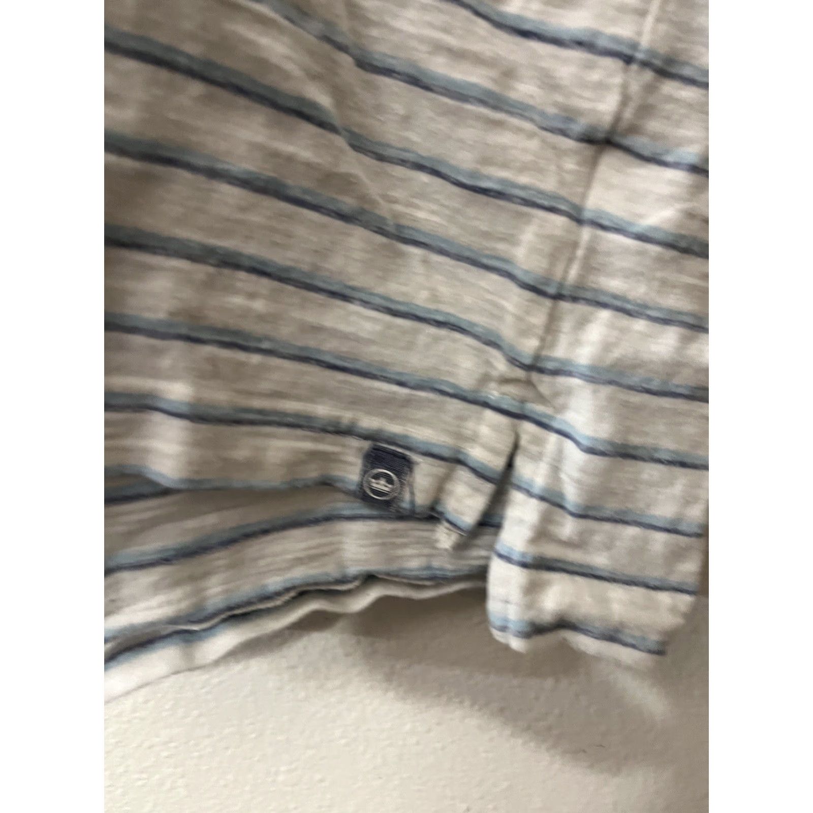 Peter Millar Peter Millar Polo Shirt Mens Big 2X Blue White Striped Stretch Golf Size US XXL / EU 58 / 5 - 4 Thumbnail
