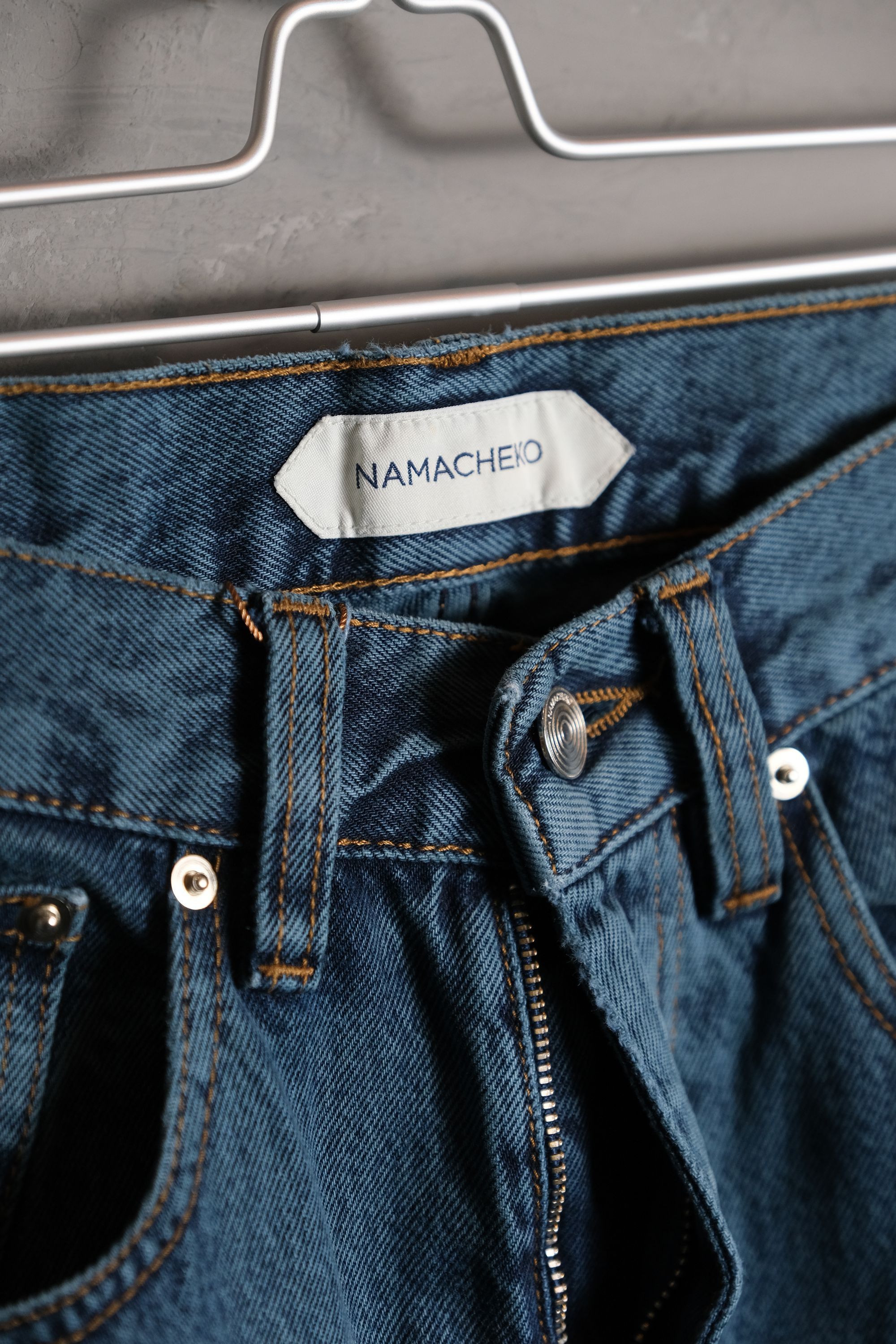 Namacheko NAMACHEKO ISIN Denim Jeans - Snow Wash Overdye Size US 30 / EU 46 - 4 Thumbnail