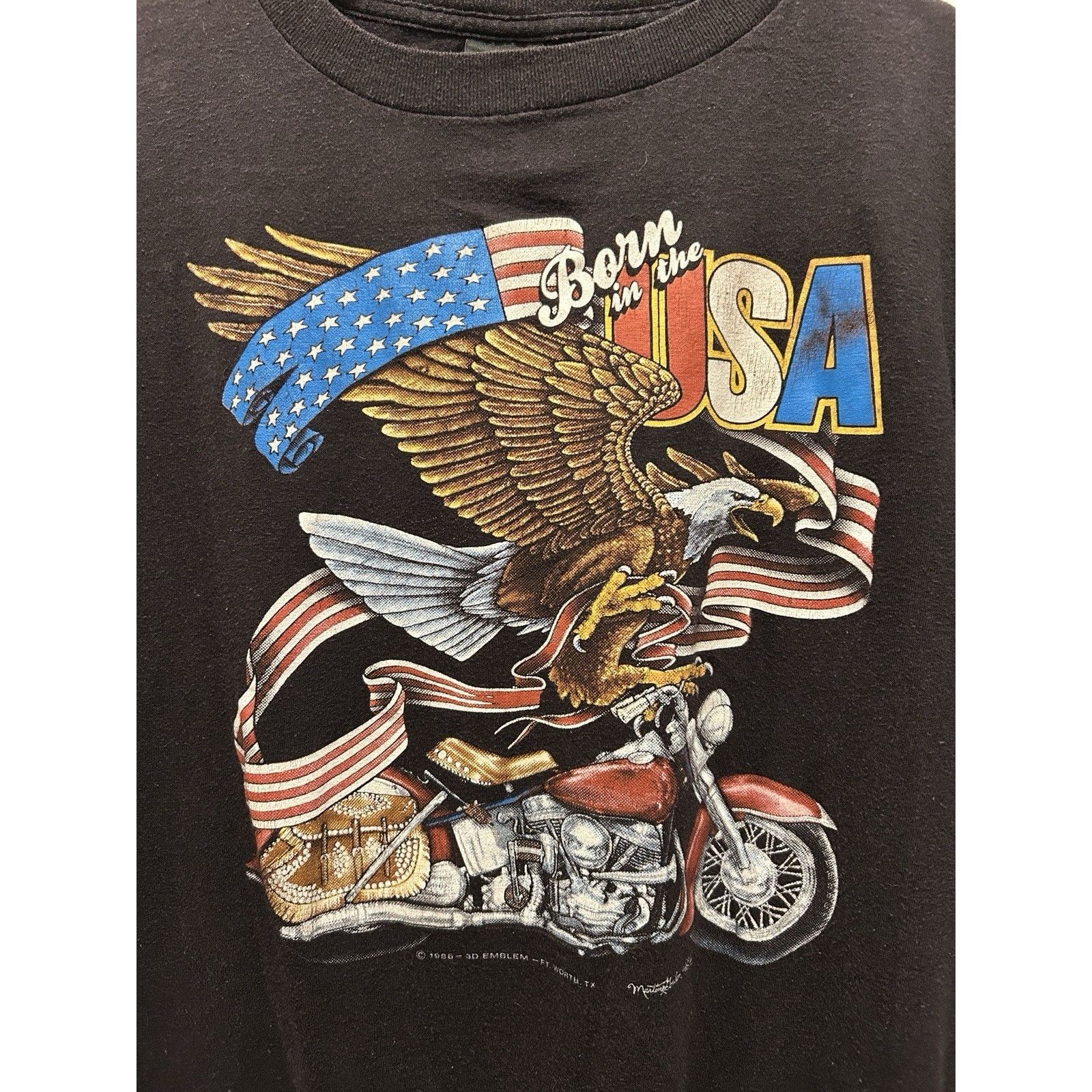 Harley Davidson × Vintage Vintage Harley Davidson 3D Emblem Shirt Size Medium EAGLE Size US M / EU 48-50 / 2 - 3 Thumbnail