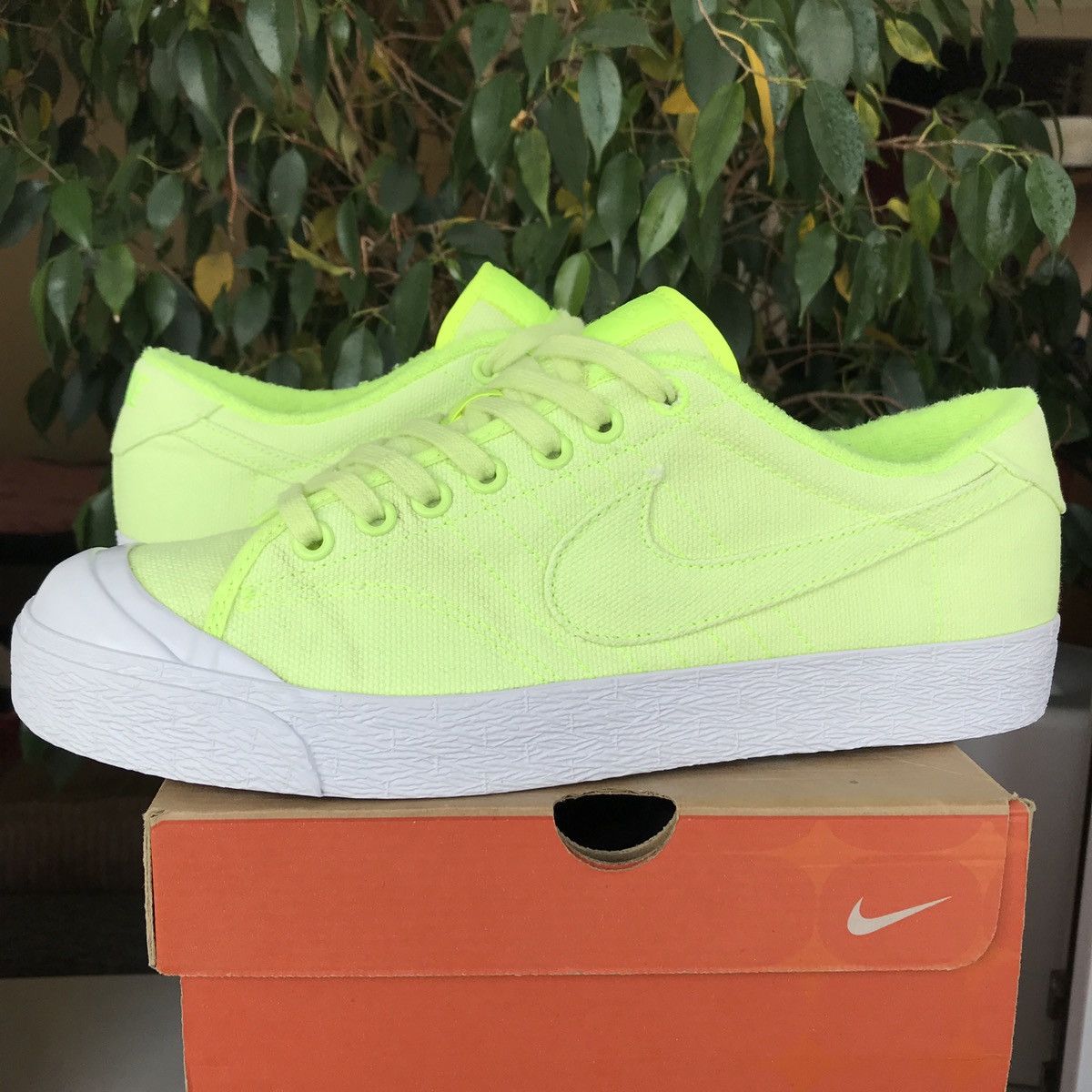 Nike Nike All Court Premium OG “Hot Lime” Dunk Stussy Jordan Size US 9.5 / EU 42-43 - 5 Thumbnail