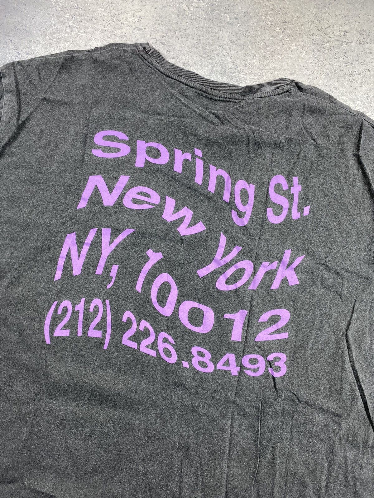Stussy Stussy men’s black Longsleeve T-shirt with Big Logo Size US XL / EU 56 / 4 - 7 Thumbnail