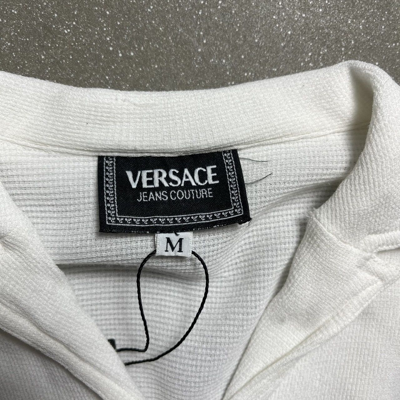 Versace Versace white knit long sleeve cardigan belt Size M / US 6-8 / IT 42-44 - 2 Thumbnail