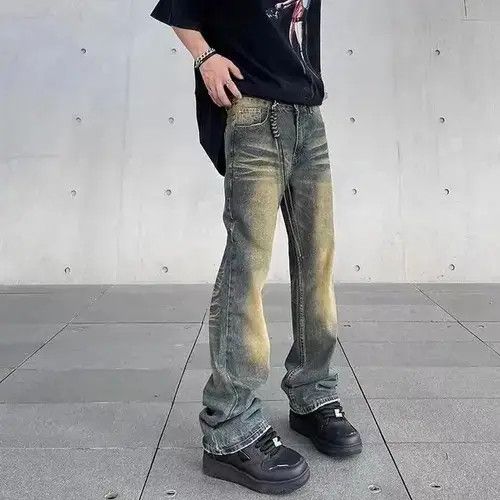 Japanese Brand × Jean Vintage washed distressed rusty faded jeans Size US 32 / EU 48 - 1 Thumbnail
