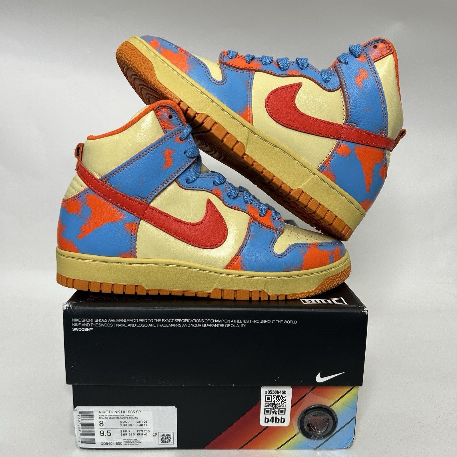 Nike Nike Dunk High 1985 SP “Safety Orange/ Team Orange” Size US 8 / EU 41 - 1 Thumbnail