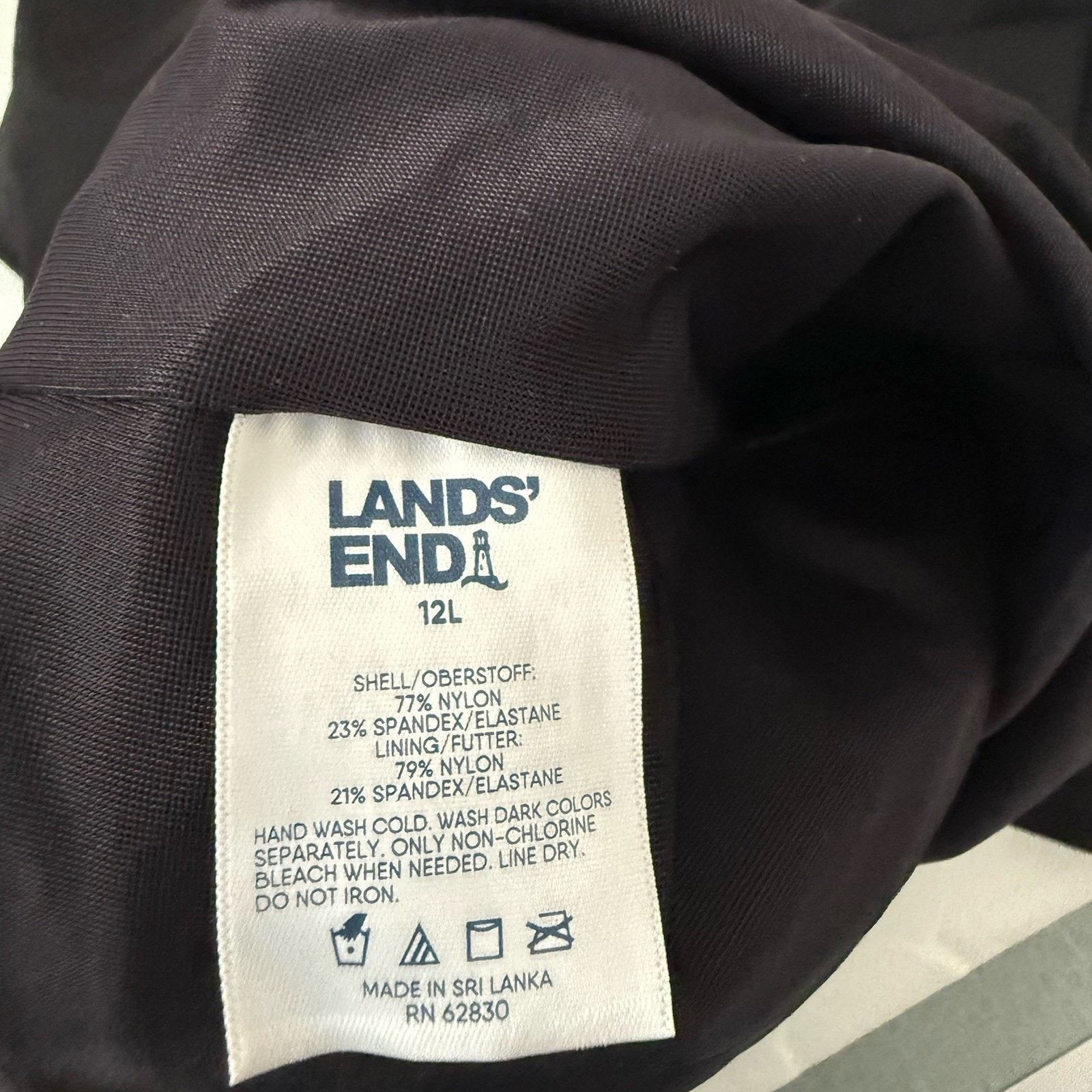 Lands' End Lands End Swim Skirt Bottom Stretch Full Coverage Pool Beach Size 34" / US 12 / IT 48 - 3 Thumbnail