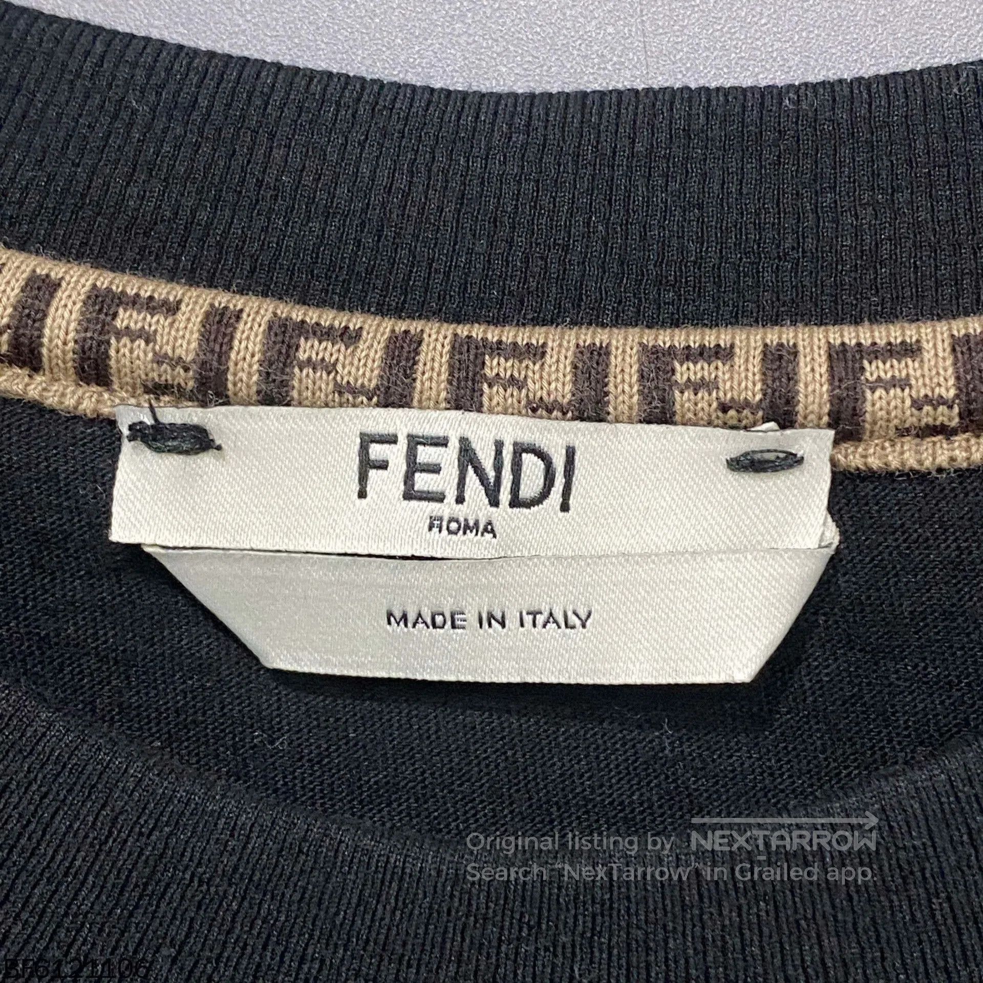 Fendi Fendi Mink Double F Logo Tee. Size US S / EU 44-46 / 1 - 5 Thumbnail