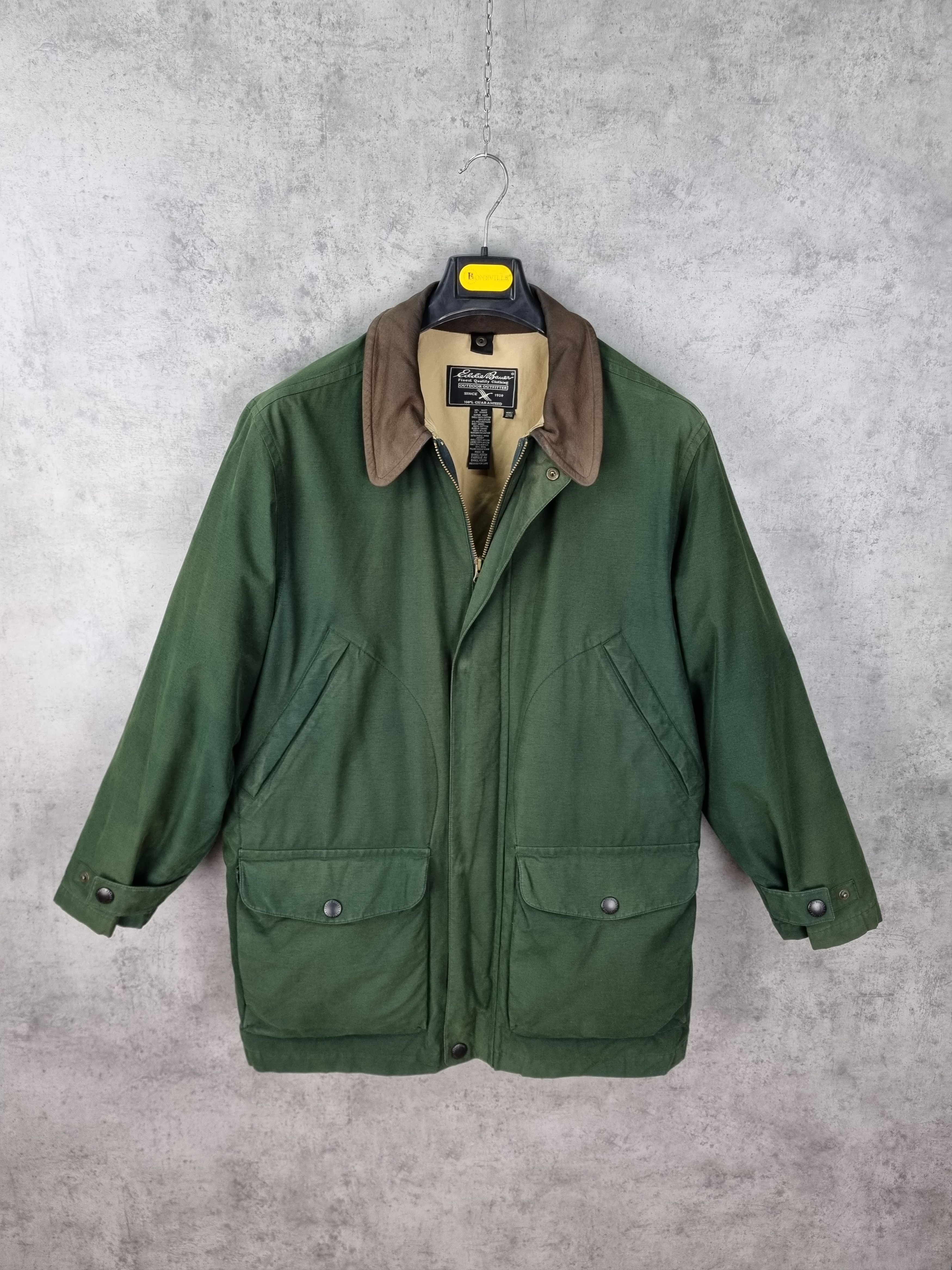 Eddie Bauer × Vintage 90s 2in1 Hunting Edie Bauer Down Rain Jacket Size US M / EU 48-50 / 2 - 24 Thumbnail