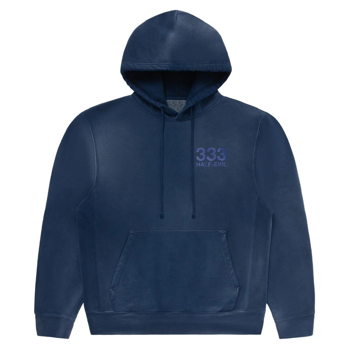 Half Evil Half Evil - Vintage Navy Logo Hoodie Size US L / EU 52-54 / 3 - 1 Thumbnail