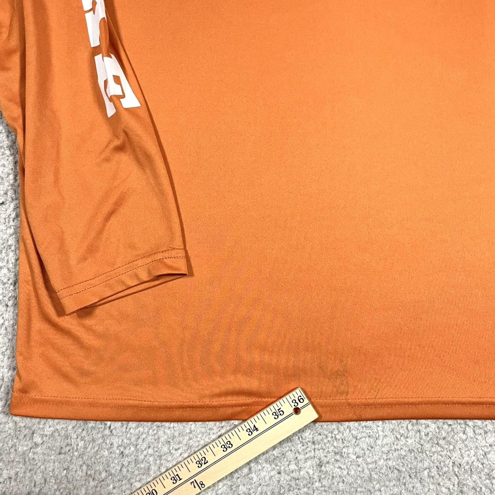 Vintage Drake Waterfowl Mens Shirt XL Orange Long Sleeve Performance Hiking Hunting Shirt Size US XL / EU 56 / 4 - 2 Thumbnail