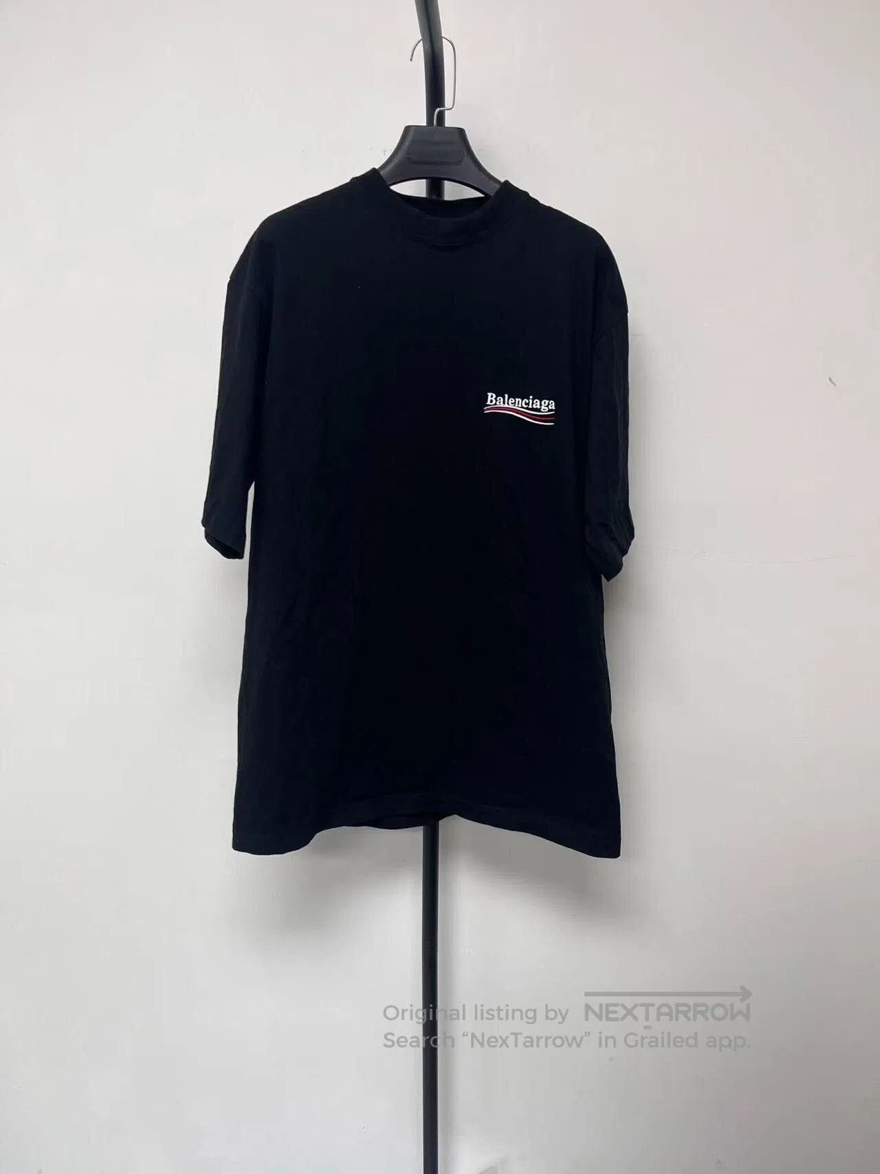 Balenciaga balenciaga embroidered loose graphic t-shirt. Size US S / EU 44-46 / 1 - 1 Thumbnail