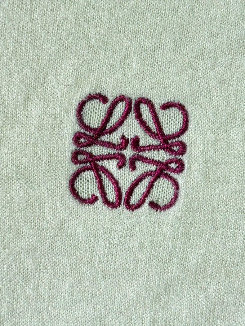 Loewe LOEWE White knit sweater Size S / US 4 / IT 40 - 4 Thumbnail