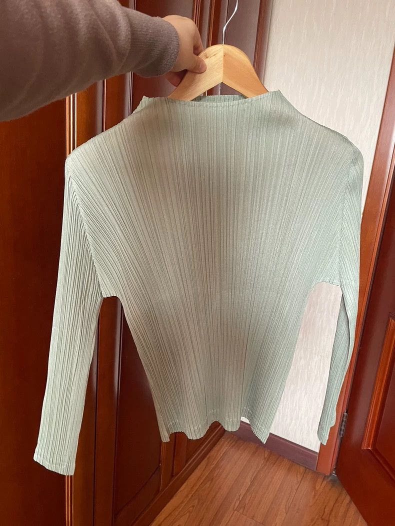 Other Issey Miyake/三宅一生 size:3 Green pleated top Size M / US 6-8 / IT 42-44 - 3 Thumbnail