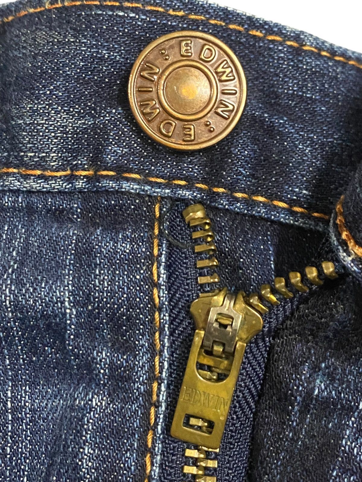 Edwin Vintage JapaneseBrands Edwin 504 Distressed Loose Jeans Size US 39 - 11 Thumbnail