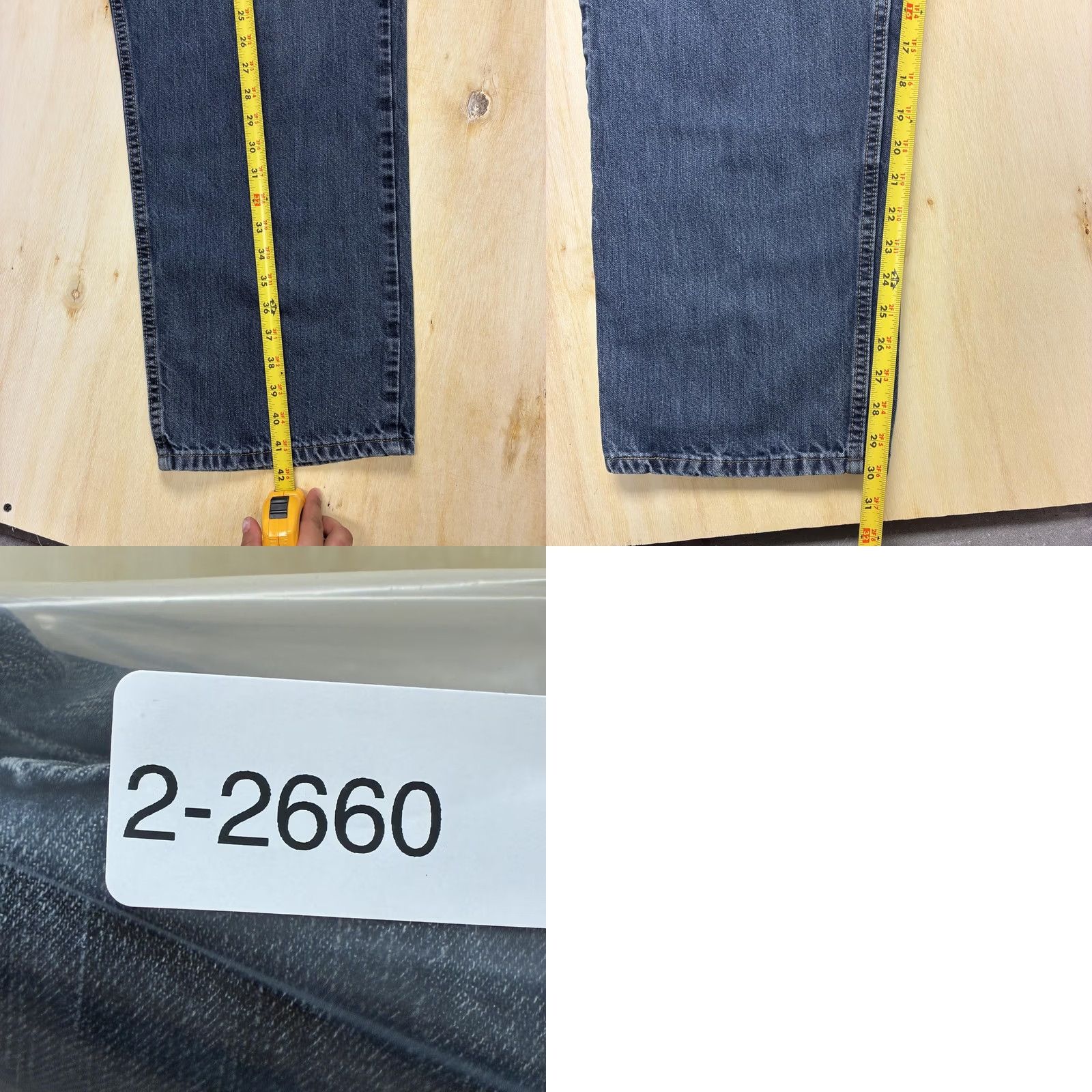 Lee Lee Relaxed Fit Jeans Mens 40x32 Blue Straight Denim Jeans Size US 40 / EU 56 - 9 Thumbnail
