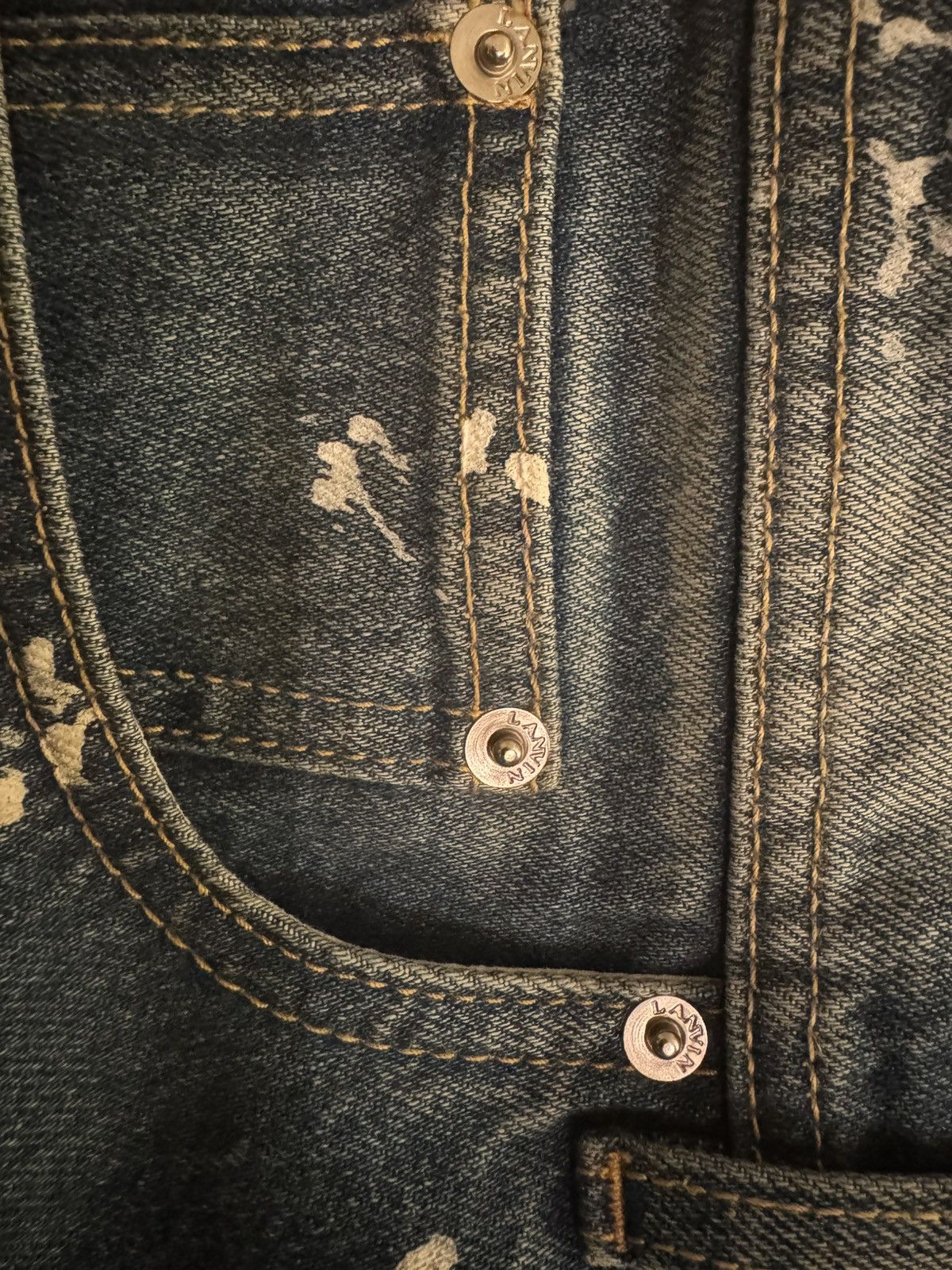 Gallery Dept. × Lanvin Lanvin X Gallery Dept cropped Jeans Size US 33 - 10 Thumbnail
