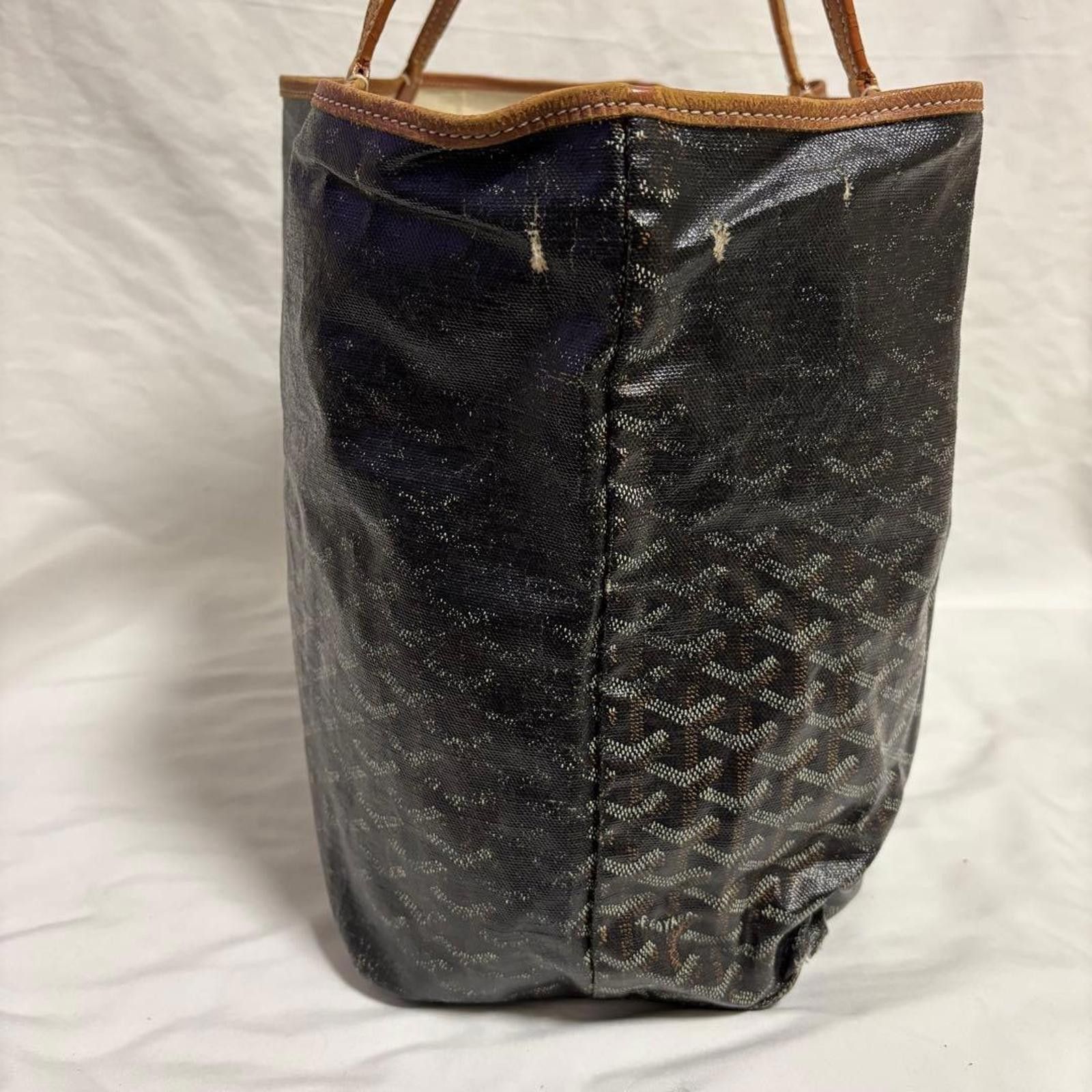 Goyard Goyard - Classic Black Brown Tote Bag Size ONE SIZE - 4 Thumbnail