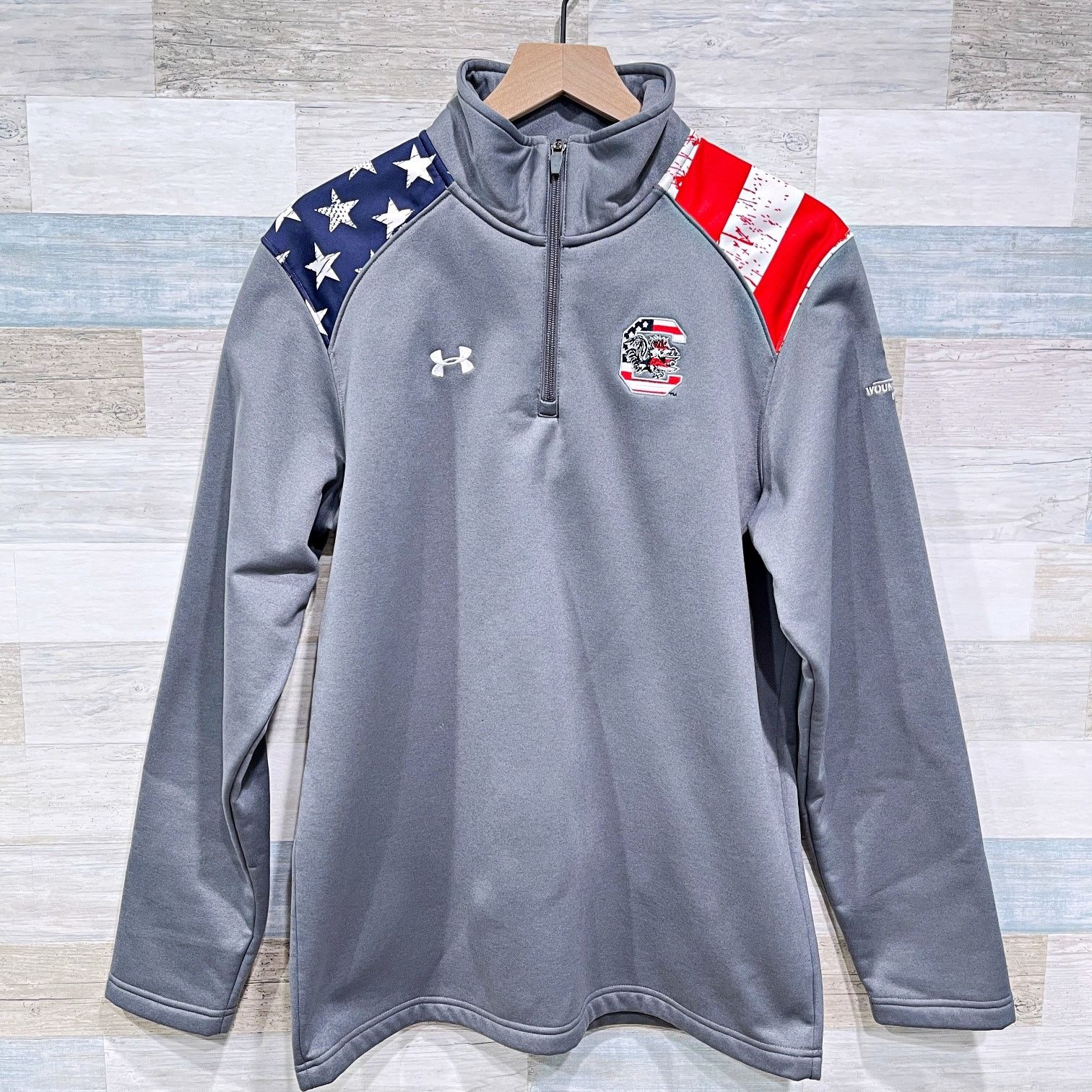 Under Armour South Carolina Gamecocks Under Armour 1/4 Zip Jacket Mens S Size US S / EU 44-46 / 1 - 1 Thumbnail