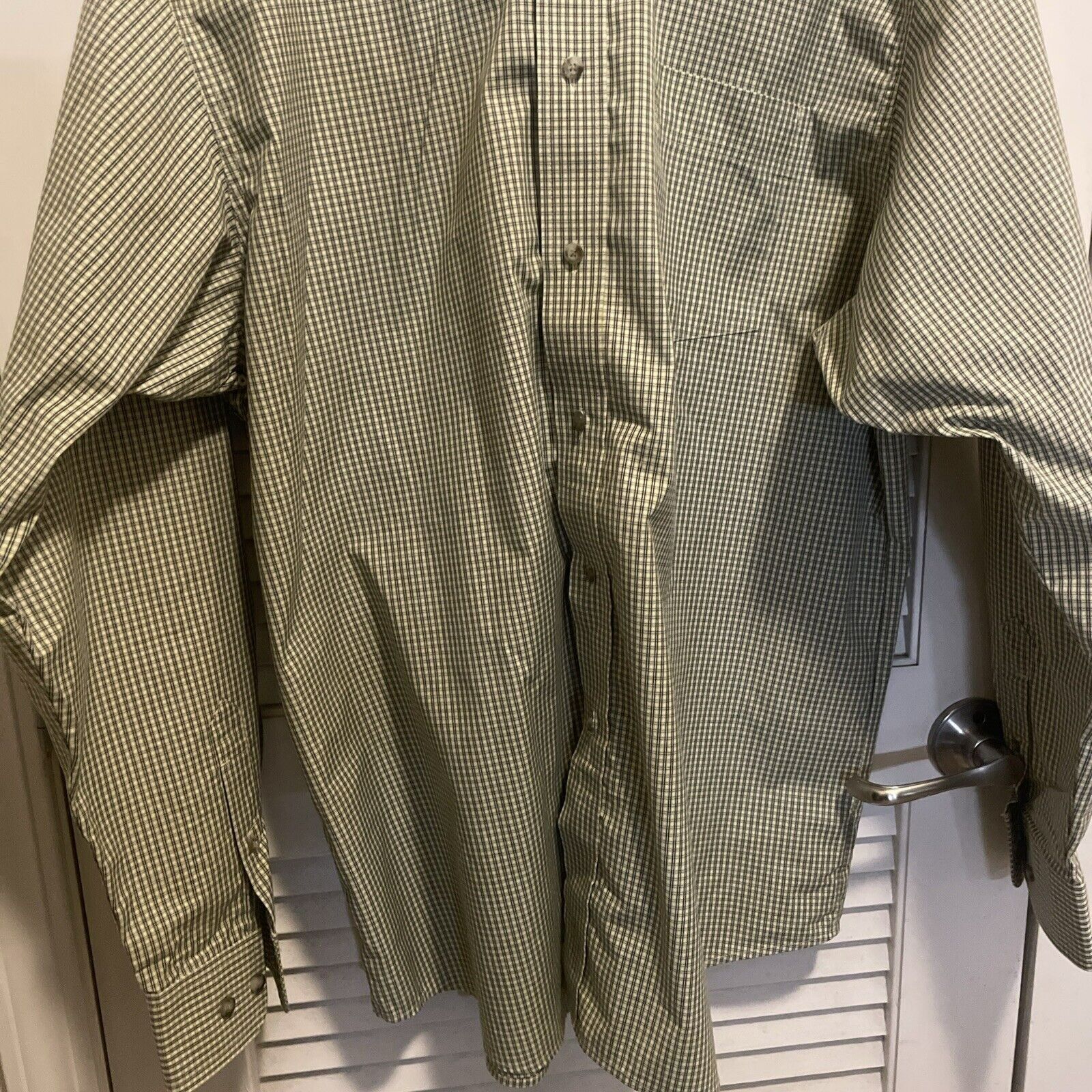 Ariat Ariat Shirt Mens Extra Large Green Pro Series Plaid Button U Size US XL / EU 56 / 4 - 3 Thumbnail