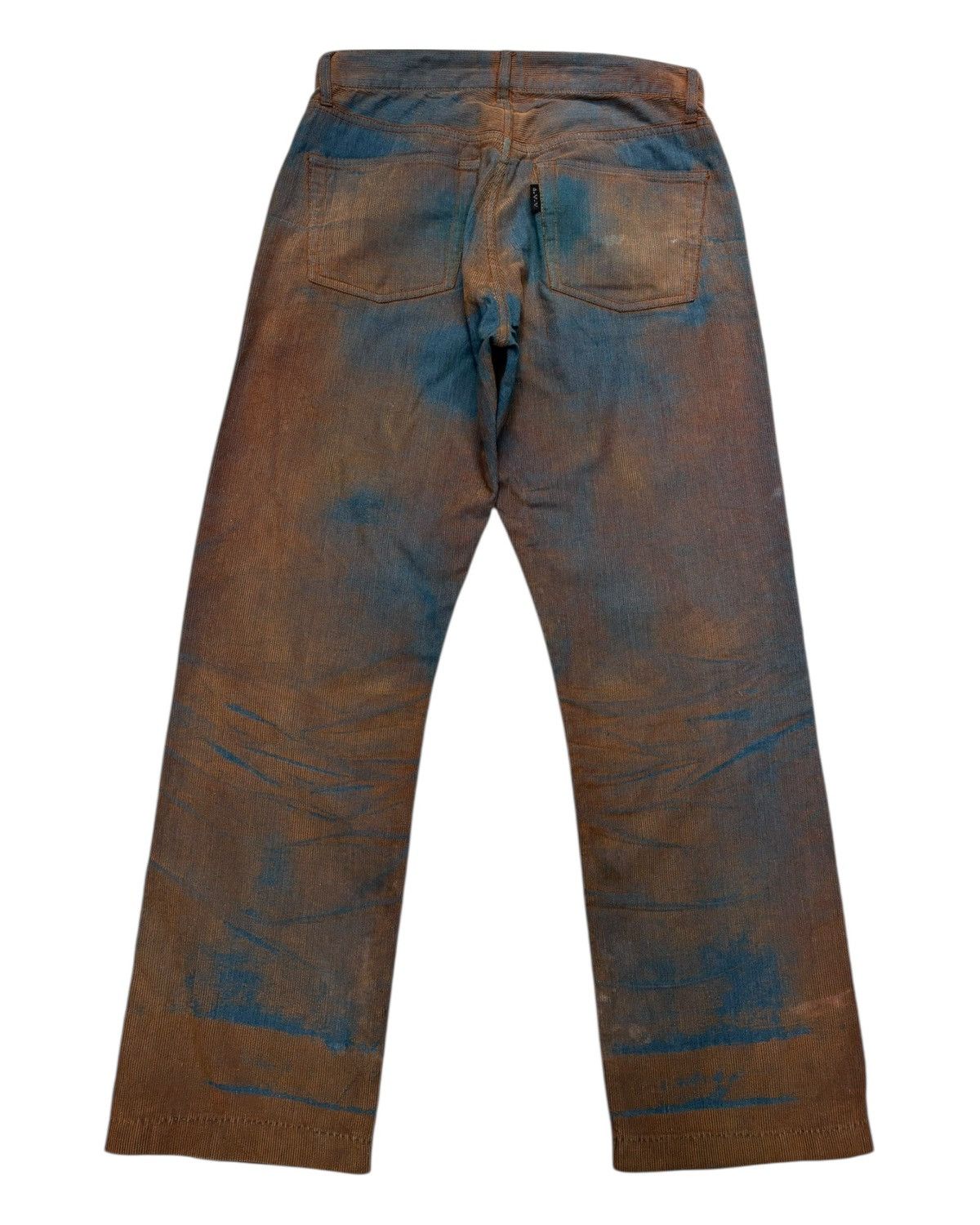 🔥AVV HOMME ARTISAN DYED GRADIENT DISTRESSED PANTS