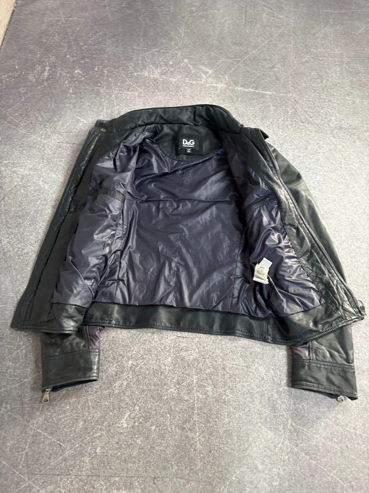 Dolce & Gabbana RRP 1200$ 00S Dolce Gabbana Archive Hybrid Leather Jacket Size US S / EU 44-46 / 1 - 7 Thumbnail