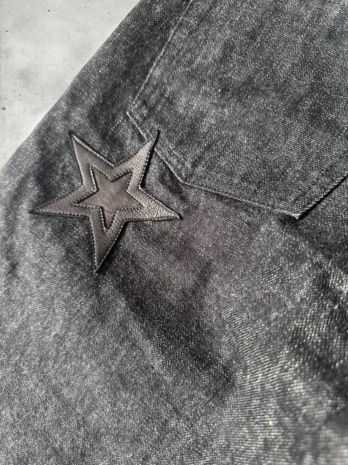 Chrome Hearts Chrome Hearts Star Patch Raw Denim Jeans Size US 31 - 7 Thumbnail