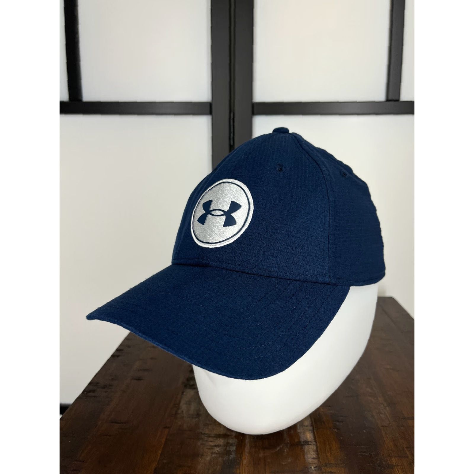 Under Armour Under Armour Golf Hat Cap Mens Large Blue 100% Polyester Fitted Classic Fit Size ONE SIZE - 4 Thumbnail