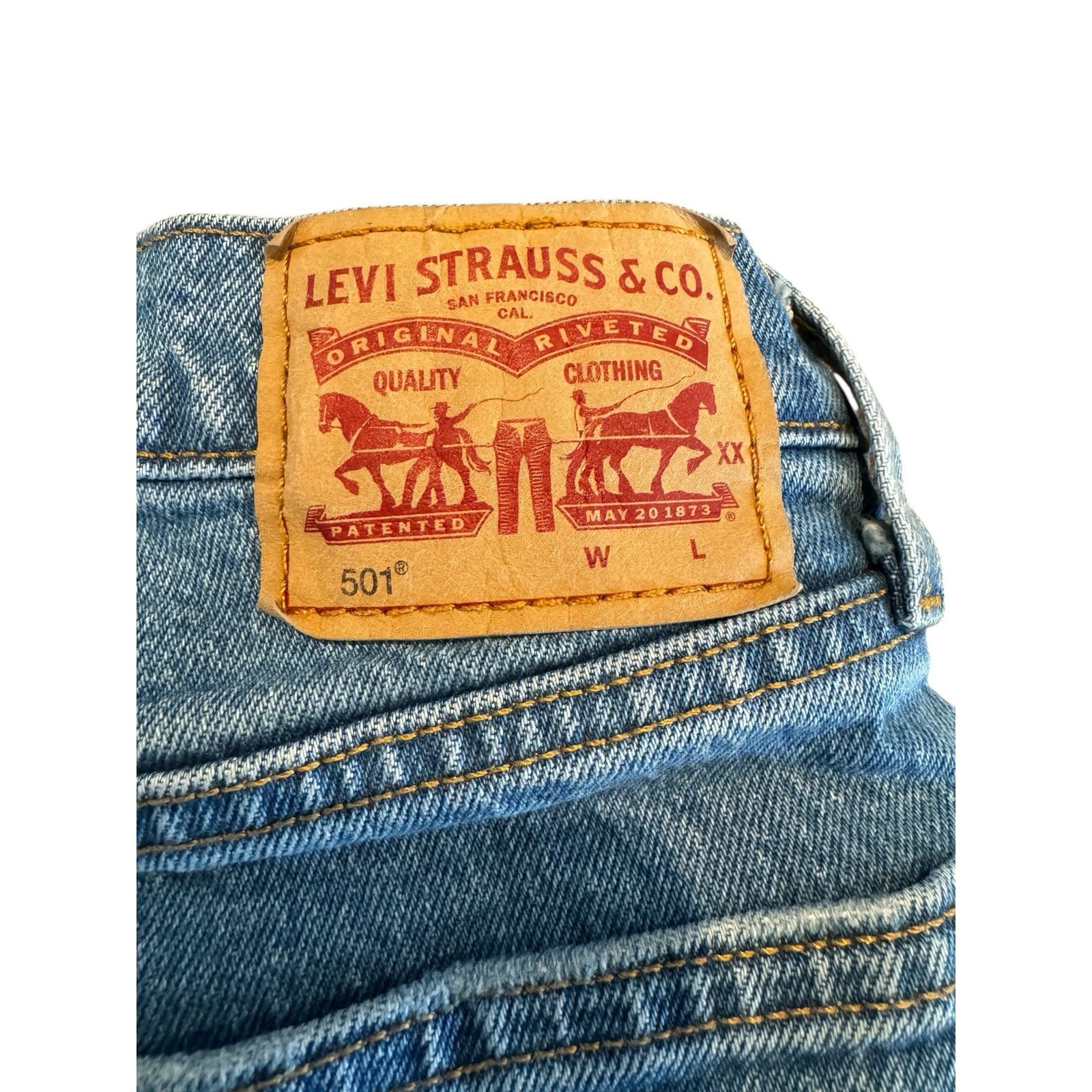 Levi's Vintage Clothing Vintage Levi’s 501 Women’ Skinny Distressed Jeans W25 L26 Size 25" / US 0 / IT 36 - 8 Thumbnail