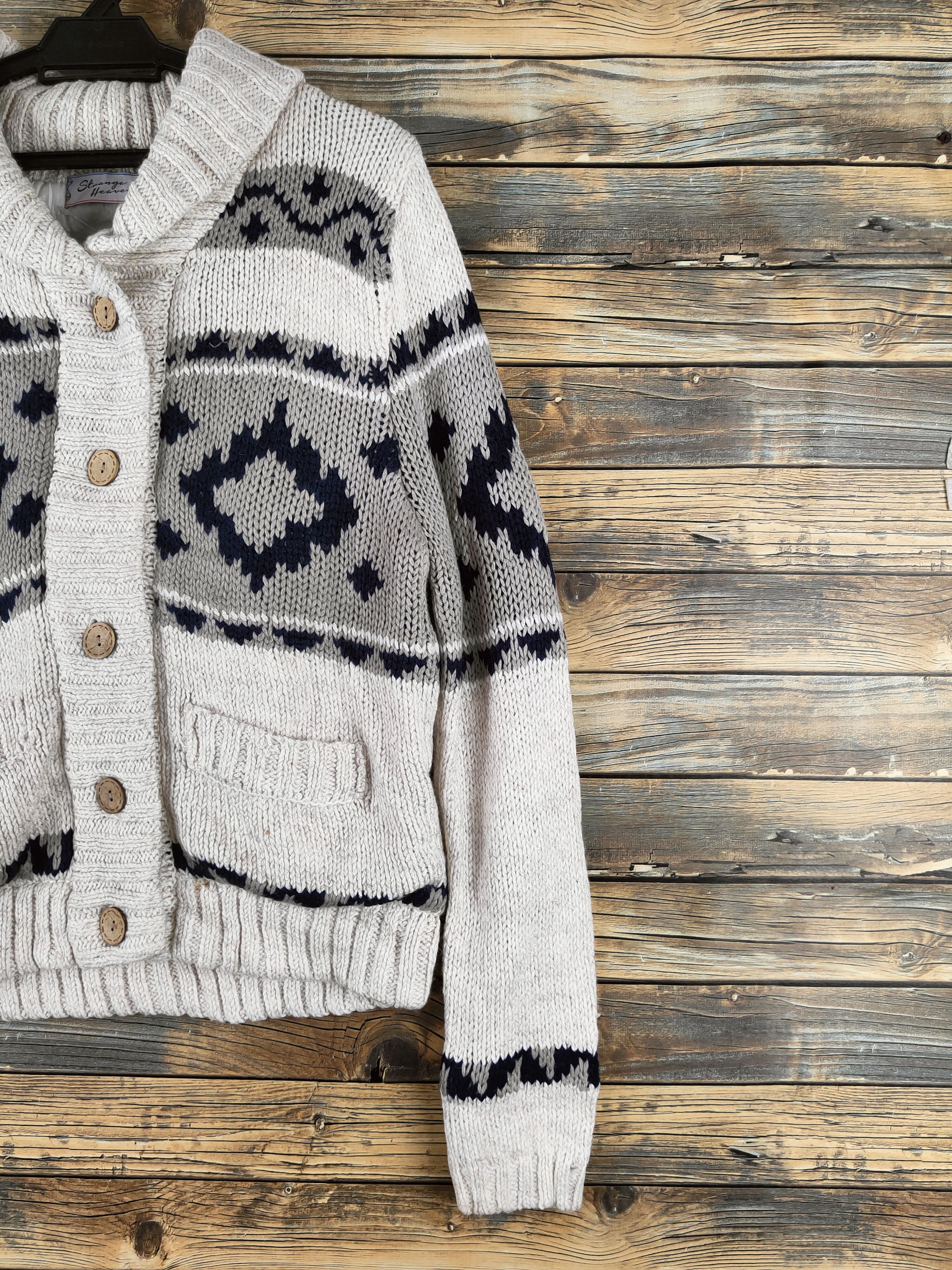 Japanese Brand DL Strange Heaven Ivory Knitwear Sweaters #46-145 Size M / US 6-8 / IT 42-44 - 5 Thumbnail