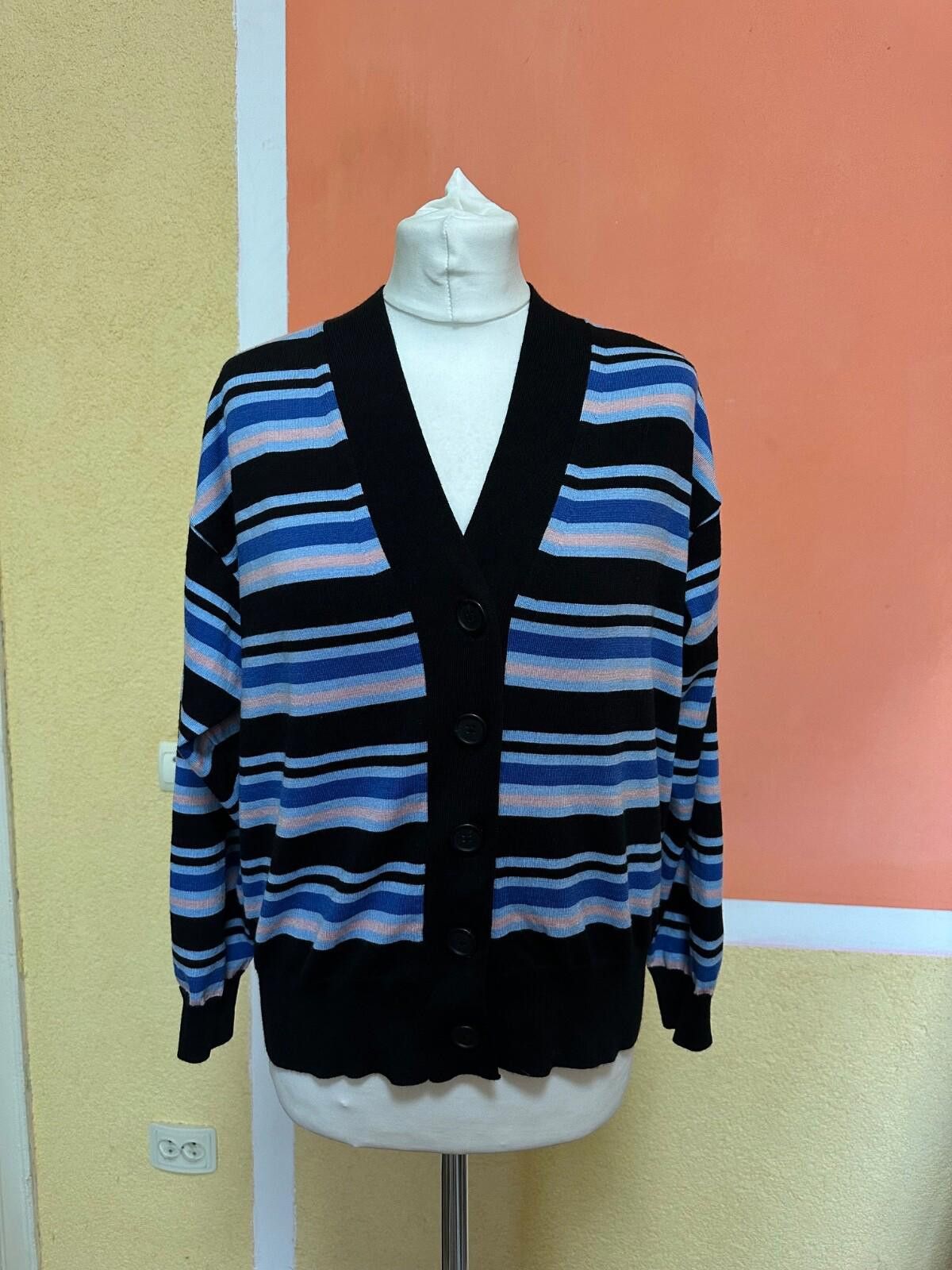 Marni × Uniqlo UNIQLO x MARNI Collaboration Striped Oversized Cardigan SZS Size S / US 4 / IT 40 - 1 Thumbnail