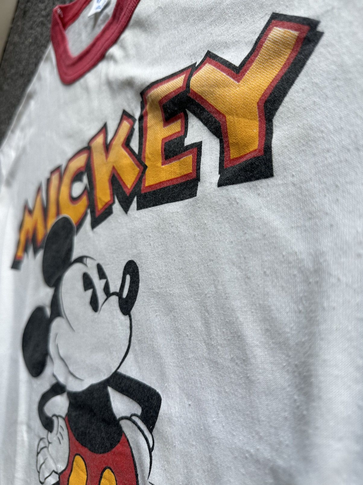 Mickey Mouse × Vintage VINTAGE MICKEY RINGER Size US L / EU 52-54 / 3 - 3 Thumbnail