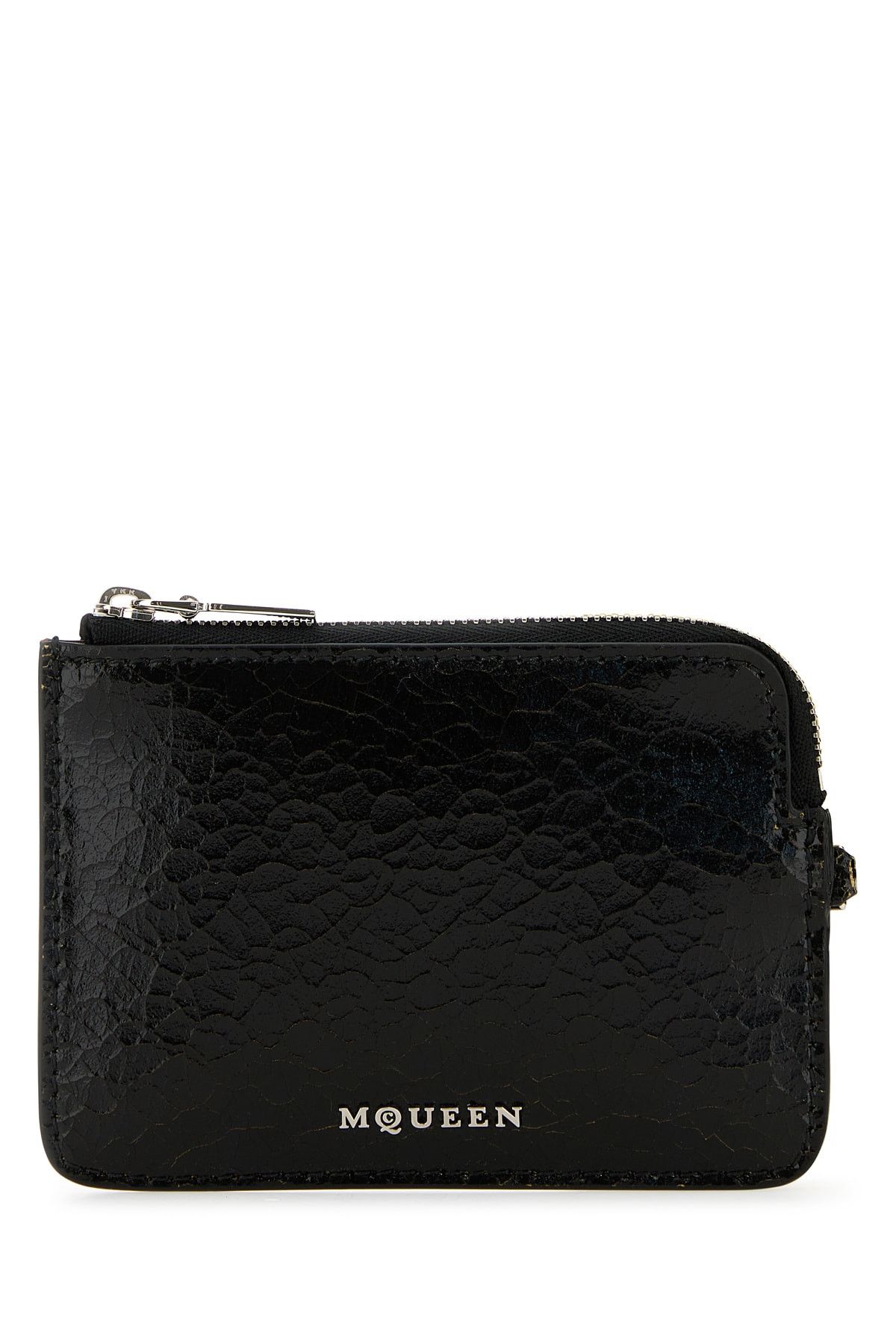 Alexander McQueen Black Leather Card Holder Size ONE SIZE - 1 Thumbnail
