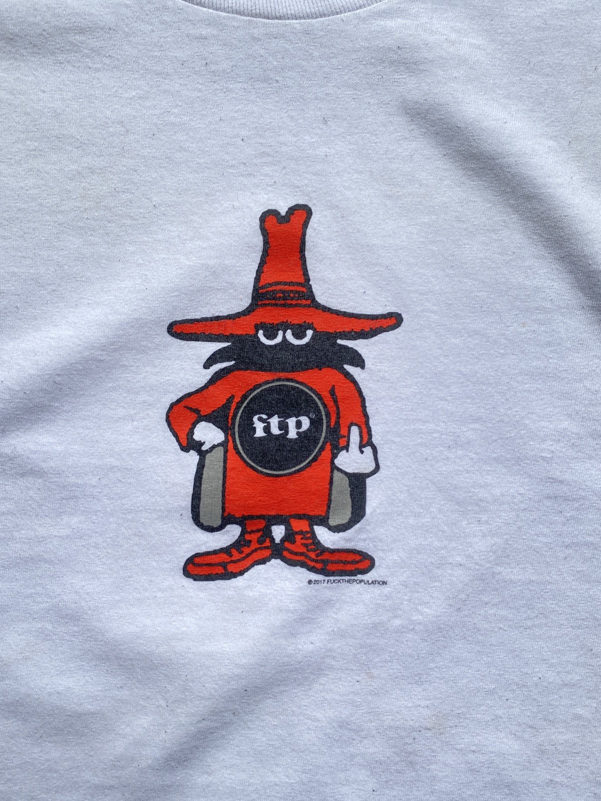 Fuck The Population 2017 Fuck The Population “Spook” Thrashed Tee Size US L / EU 52-54 / 3 - 10 Thumbnail
