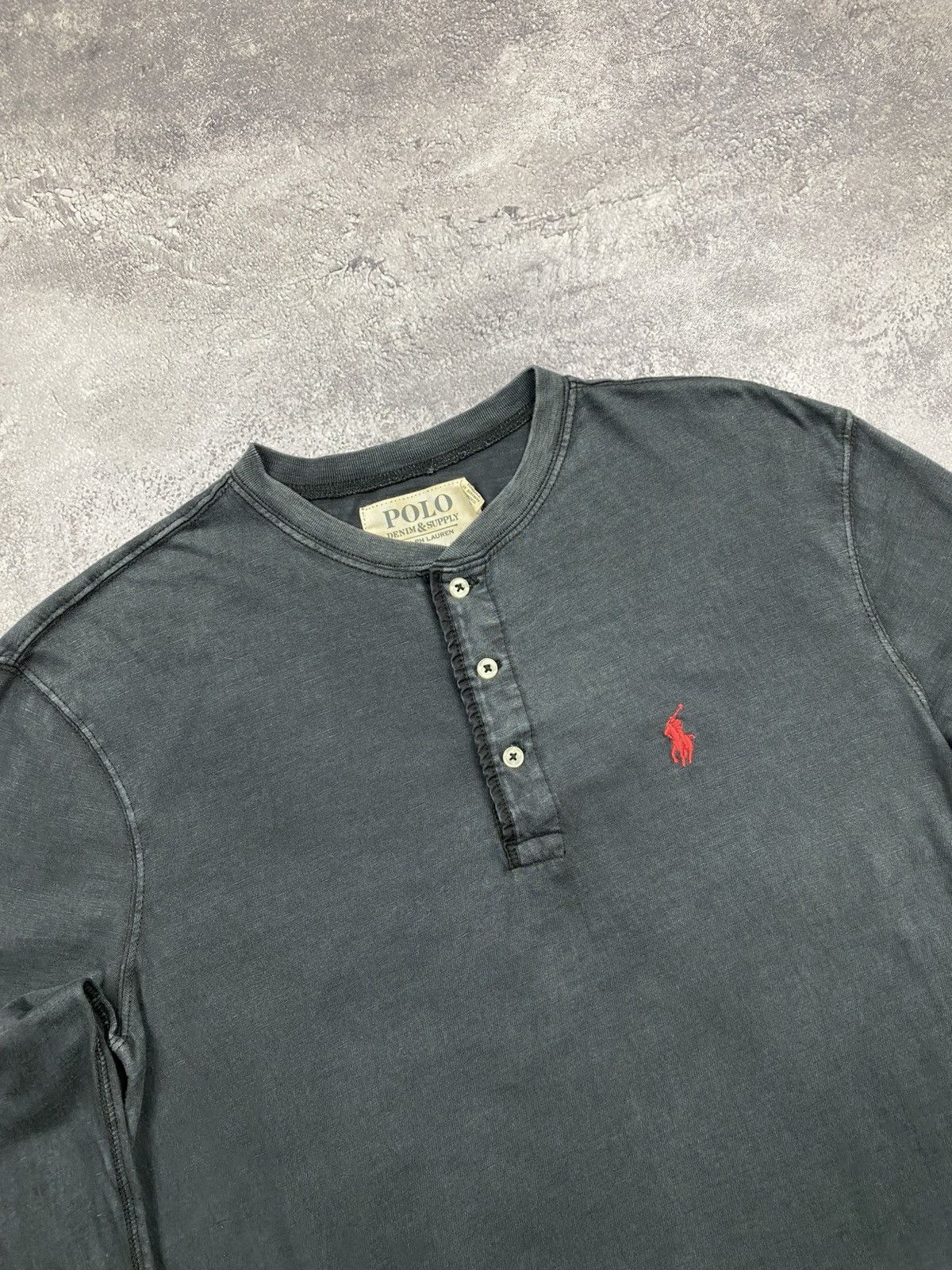 Denim & Supply Ralph Lauren Vintage Ralph Lauren Denim & Supply Long-Sleeve Faded Shirt Size US S / EU 44-46 / 1 - 4 Thumbnail