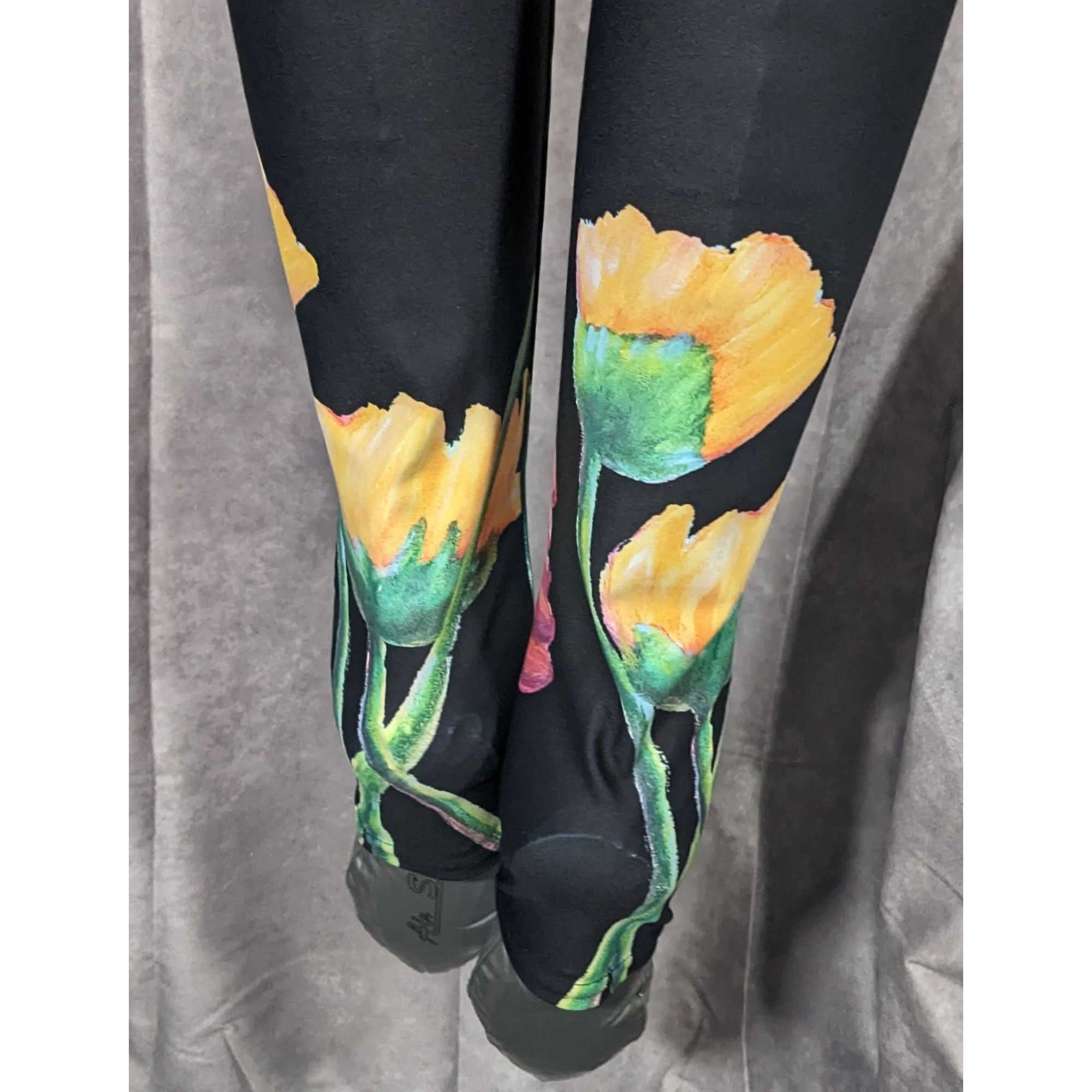 Other Debbie Dannheisser Flower Series Fine Art High Waist Legging Size 26" / US 2 / IT 38 - 7 Thumbnail