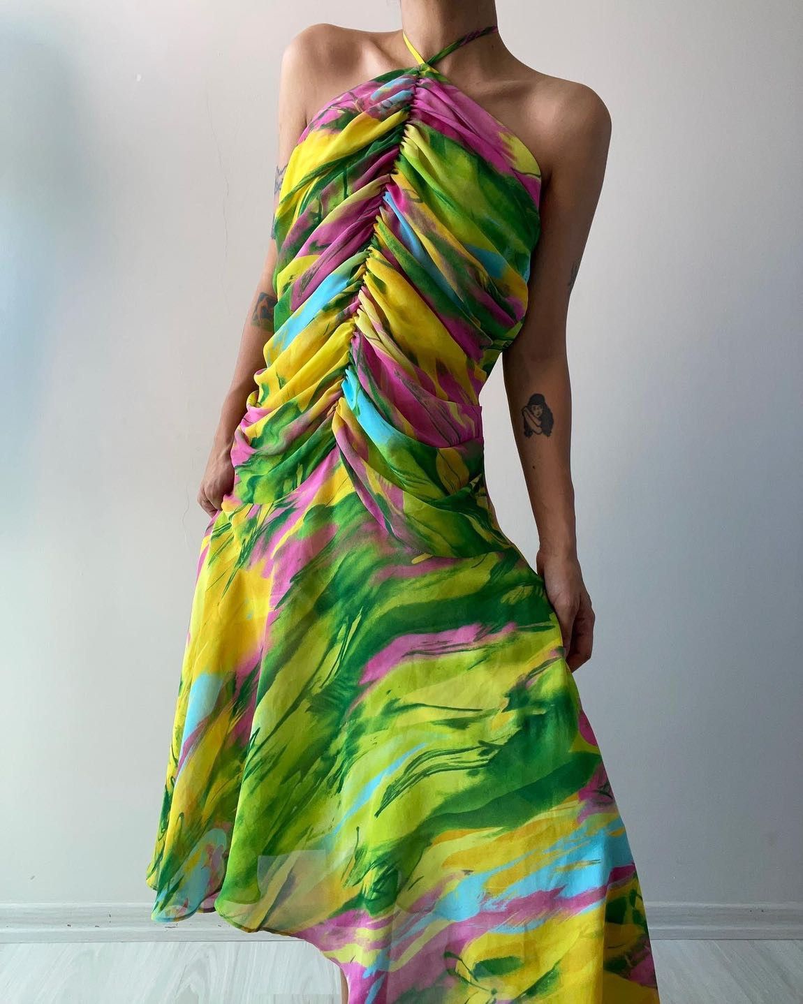 Vintage y2k dress Size L / US 10 / IT 46 - 2 Thumbnail