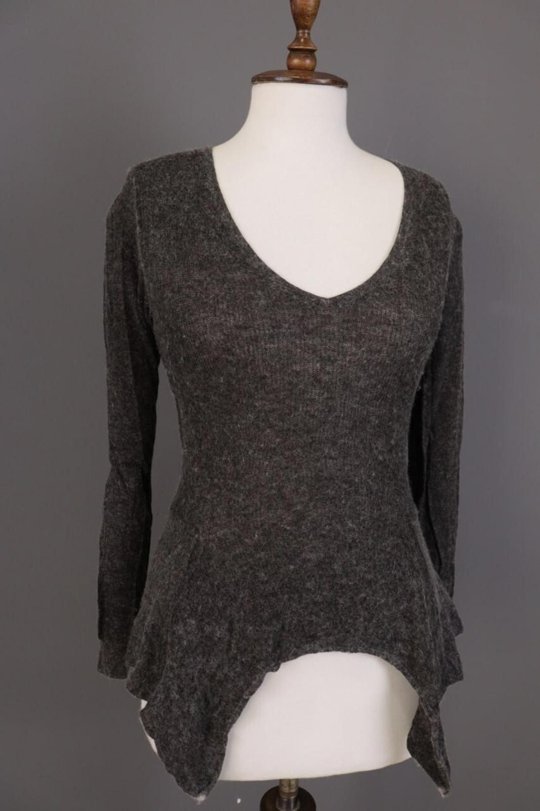 Lanvin Lanvin Gray Alpaca Wool Knitted Pullover Sweater Size S Size S / US 4 / IT 40 - 6 Thumbnail