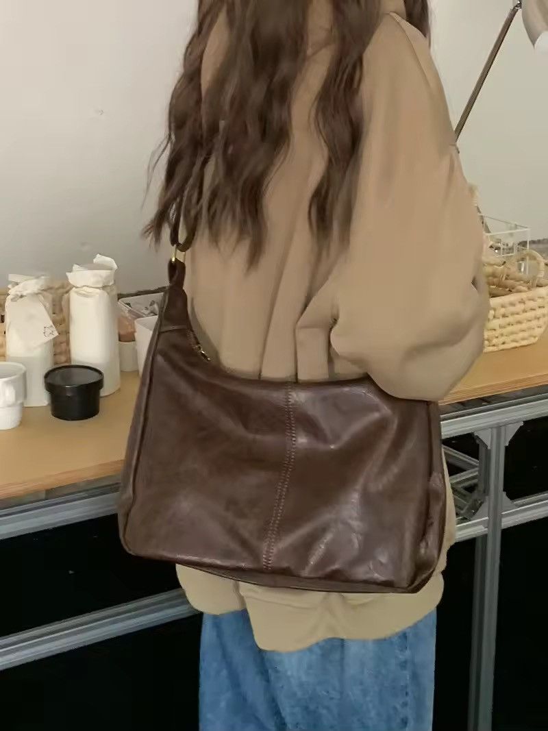 Leather Pu Leather messenger bag Size ONE SIZE - 3 Thumbnail