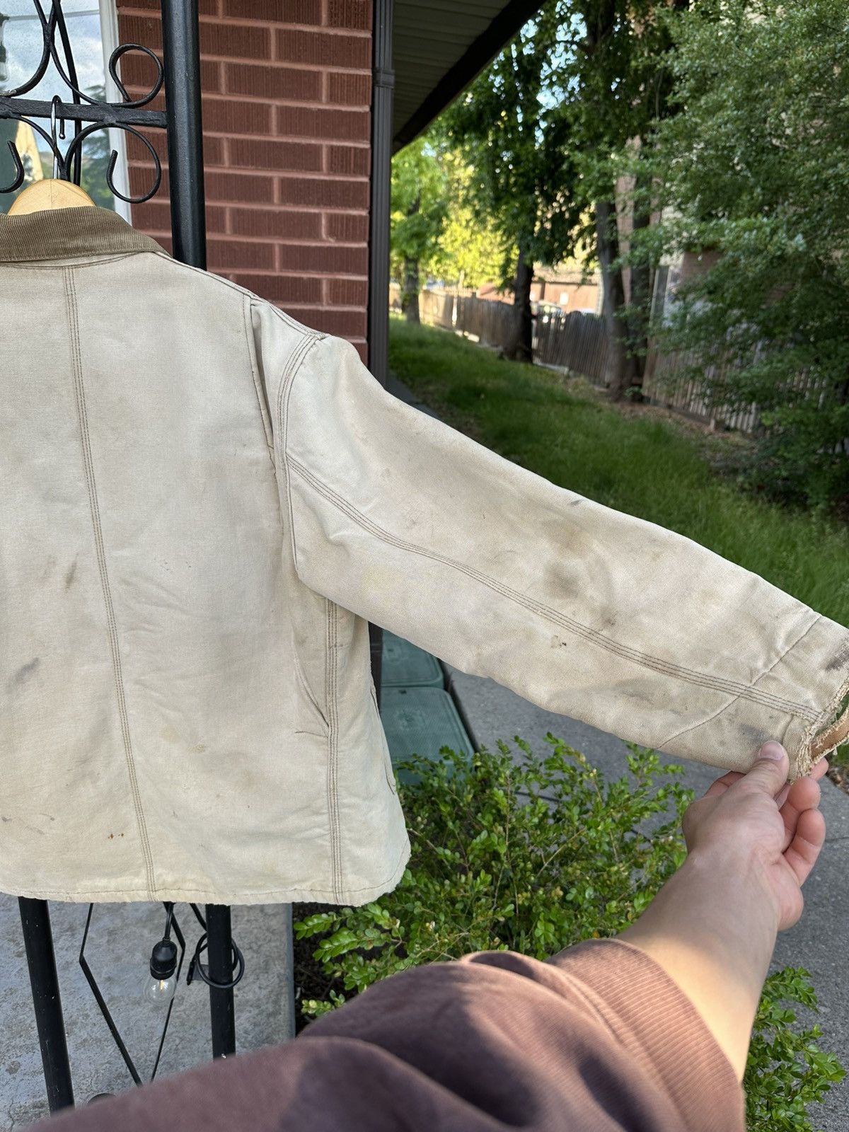 Carhartt Vintage 70s Carhartt C01 BRN Chore Coat 42 Large MADE IN USA Size US L / EU 52-54 / 3 - 9 Thumbnail
