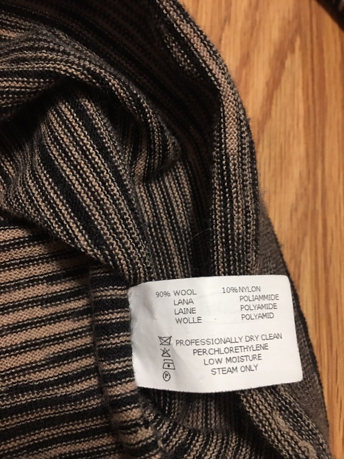 Missoni MISSONI Designer Stripped Wool Cardigan Sweater Size Eu 46 Size L / US 10 / IT 46 - 11 Thumbnail
