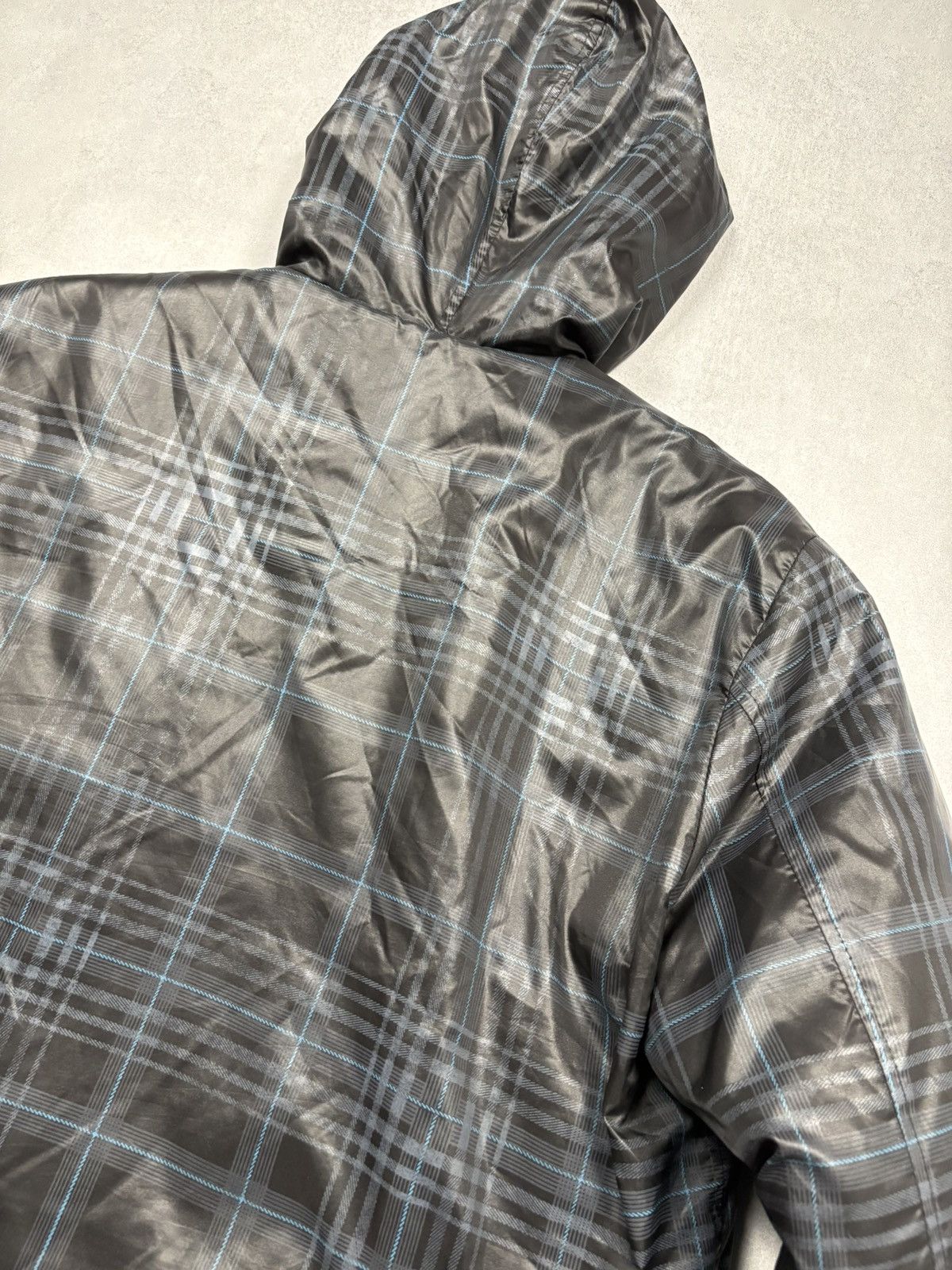 Dolce & Gabbana Dolce & Gabbana Sport 2000s Black Check Puffer Jacket VTG Size US L / EU 52-54 / 3 - 16 Thumbnail