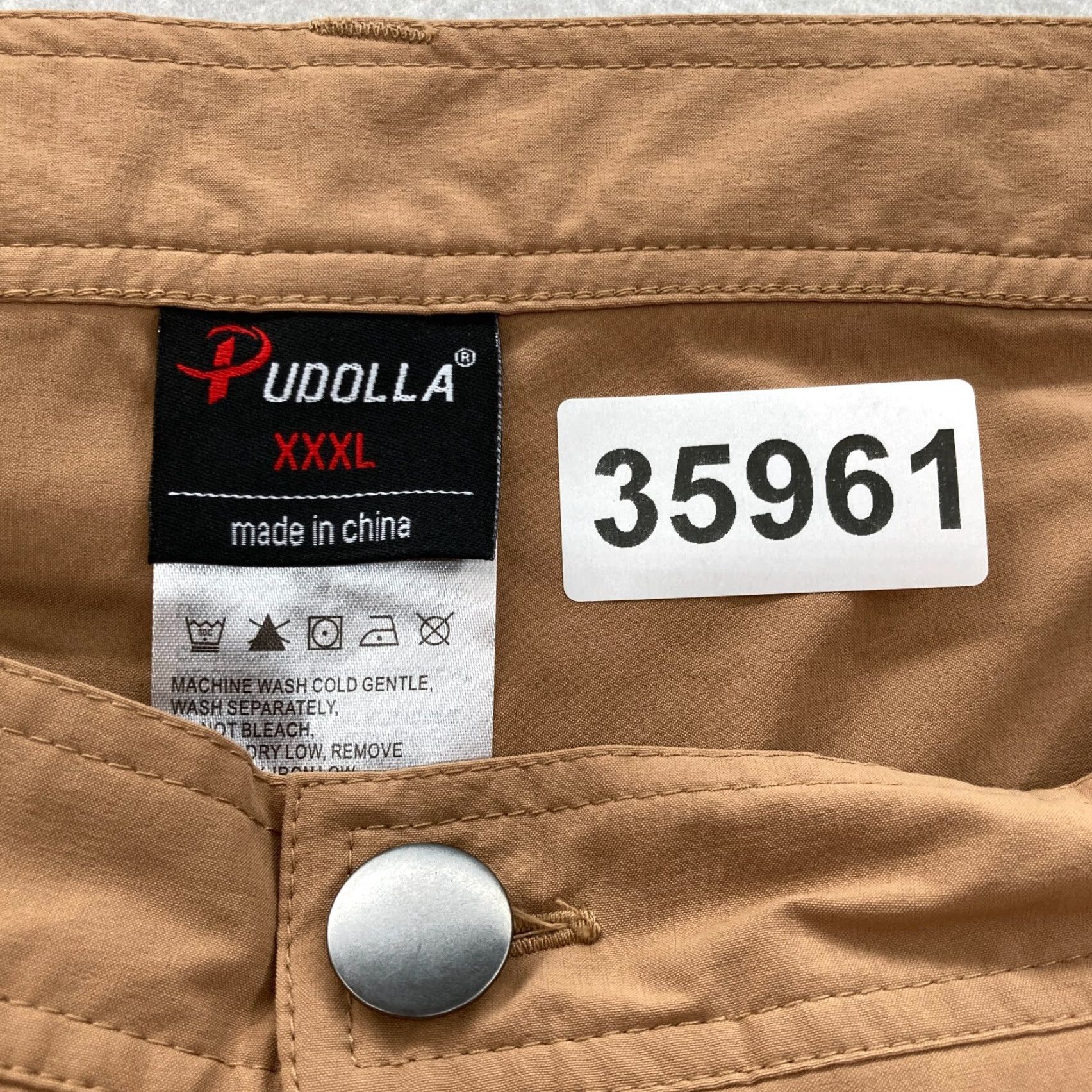Vintage Pudolla Mens 3XL Brown Nylon Stretch Cargo Hiking Pants Outdoors NWT Size US 39 - 5 Thumbnail