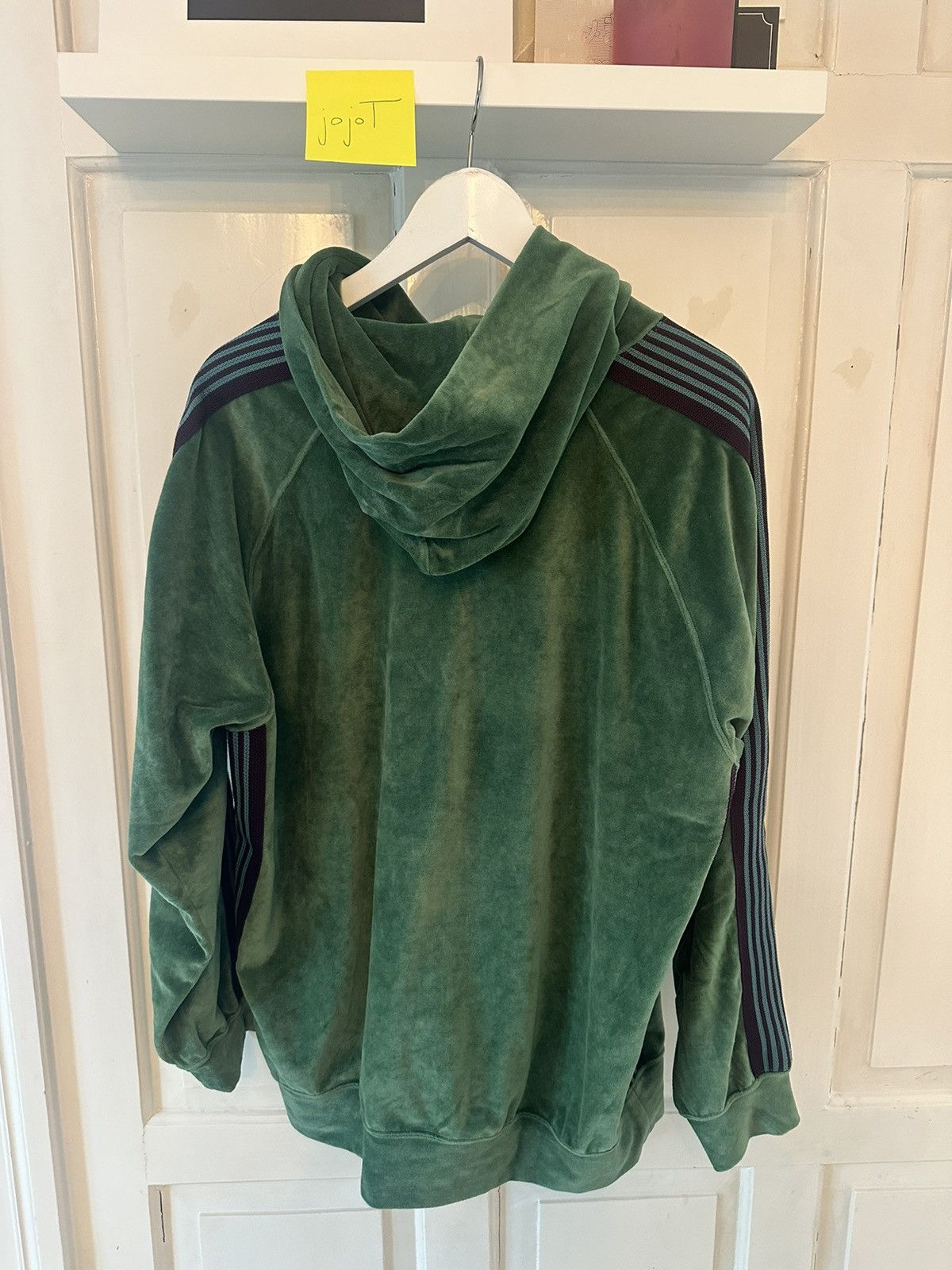 Needles NEEDLES Track Hoodie Velour Green/Purple Size US L / EU 52-54 / 3 - 2 Thumbnail