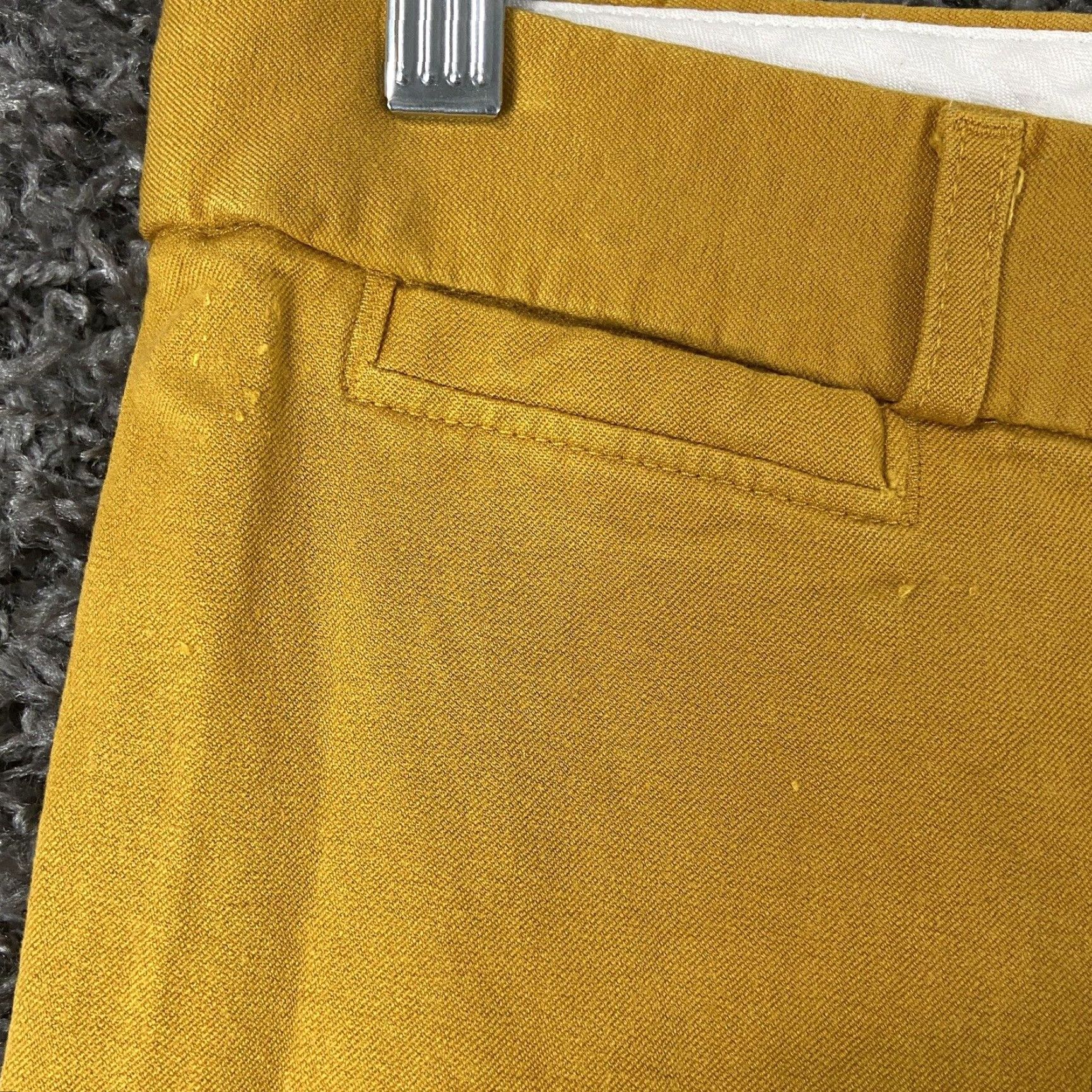 Banana Republic VINTAGE Banana Republic Sloan Chino Pants Women 34 Regular Yellow Size 24" / US 00 / IT 34 - 7 Thumbnail