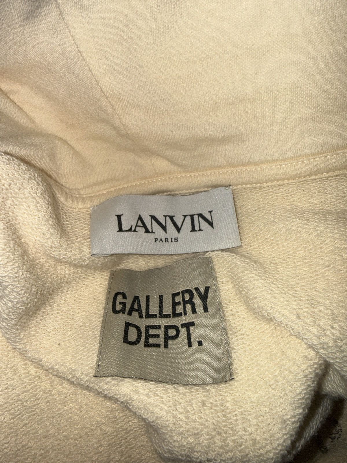 Gallery Dept. (𝐑𝐄𝐀𝐃 𝐃𝐄𝐒𝐂) Gallery Dept. x Lanvin Logo Hoodie Size US S / EU 44-46 / 1 - 7 Thumbnail