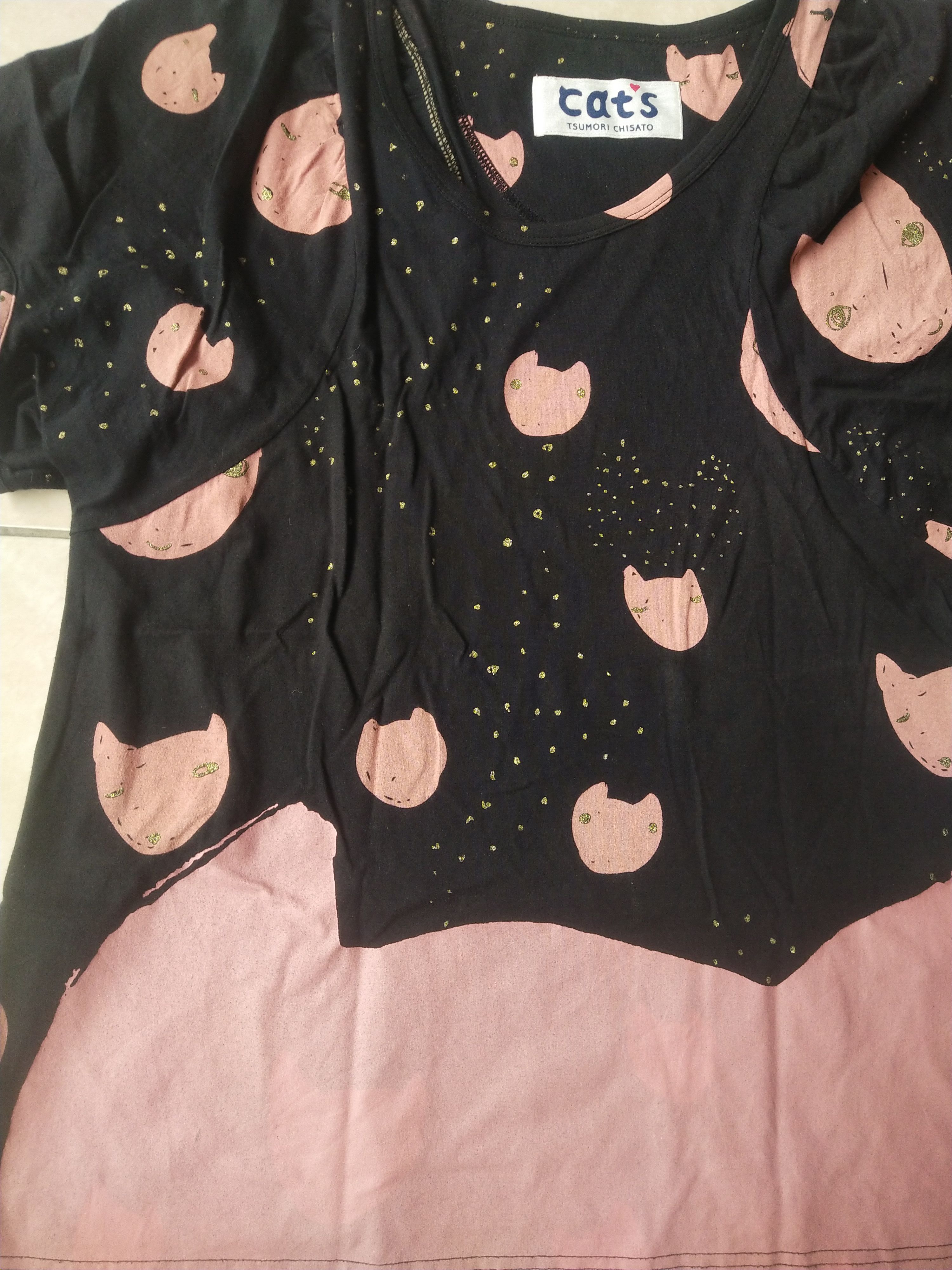 Tsumori Chisato Tsumori Chisato / Issey Miyake Cat's AOP Batwing T-Shirt Size M / US 6-8 / IT 42-44 - 3 Thumbnail