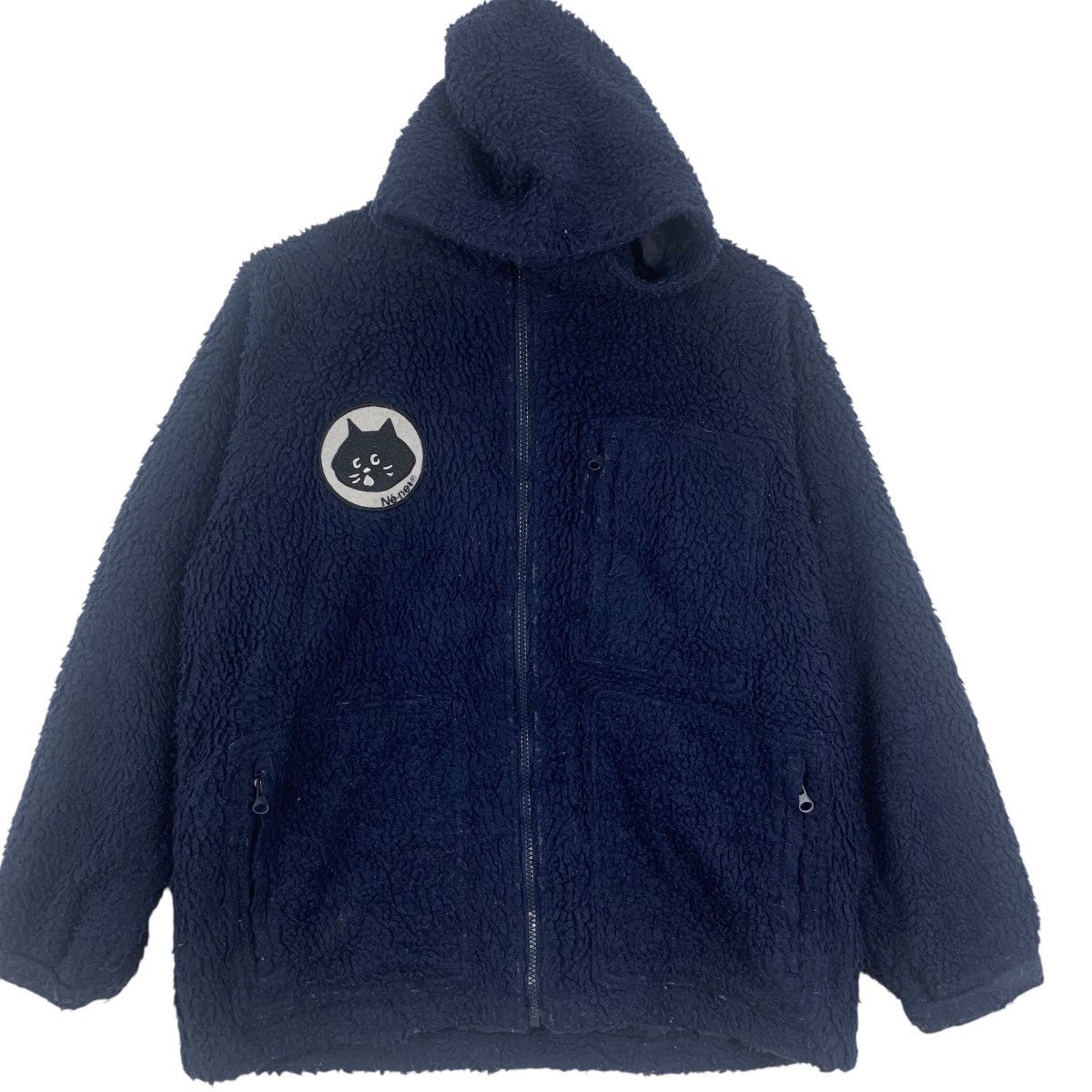 Issey Miyake Vintage ISSEY MIYAKE NE-NET Cat Collection Sherpa Fleece Size M / US 6-8 / IT 42-44 - 4 Thumbnail