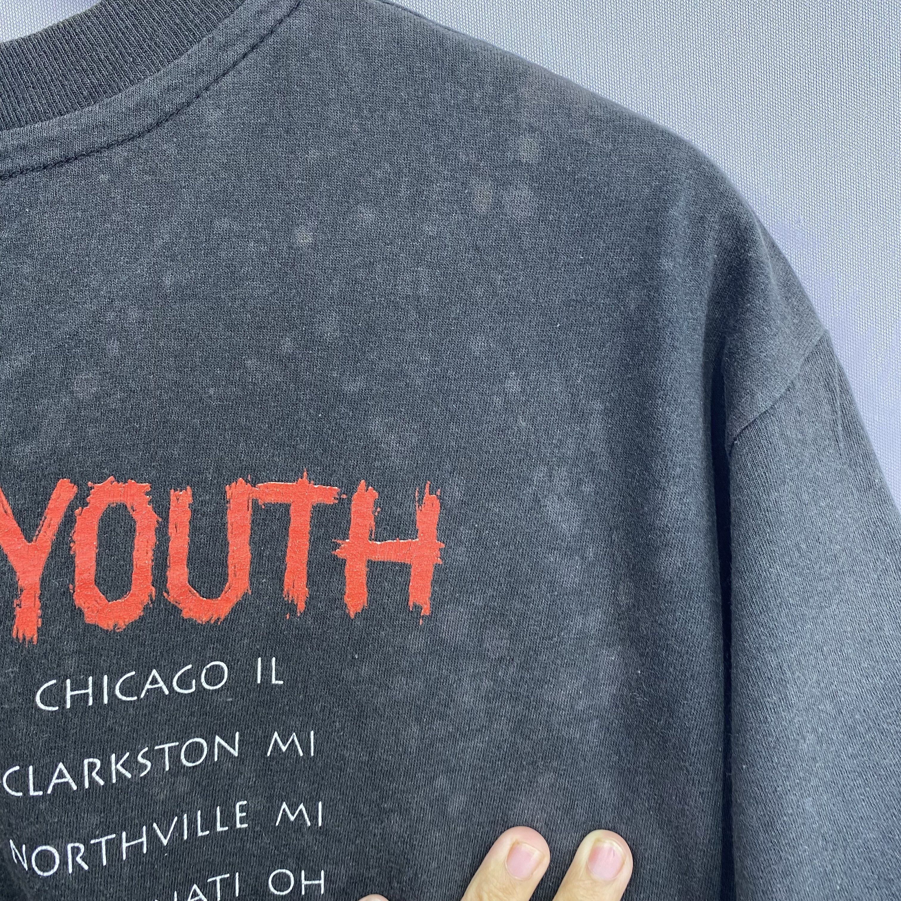 Band Tees × Vintage Vintage 90s Elvis Costello T-Shirt Brutal Youth Tour Tee Size US L / EU 52-54 / 3 - 8 Thumbnail